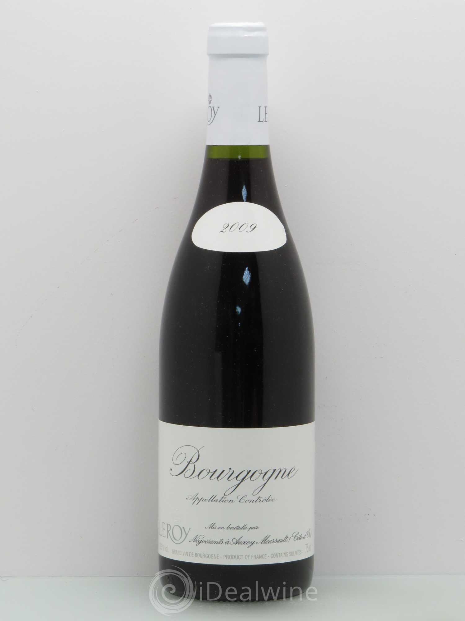 Bourgogne Leroy SA 2009 - Lot de 1 bouteille - 0
