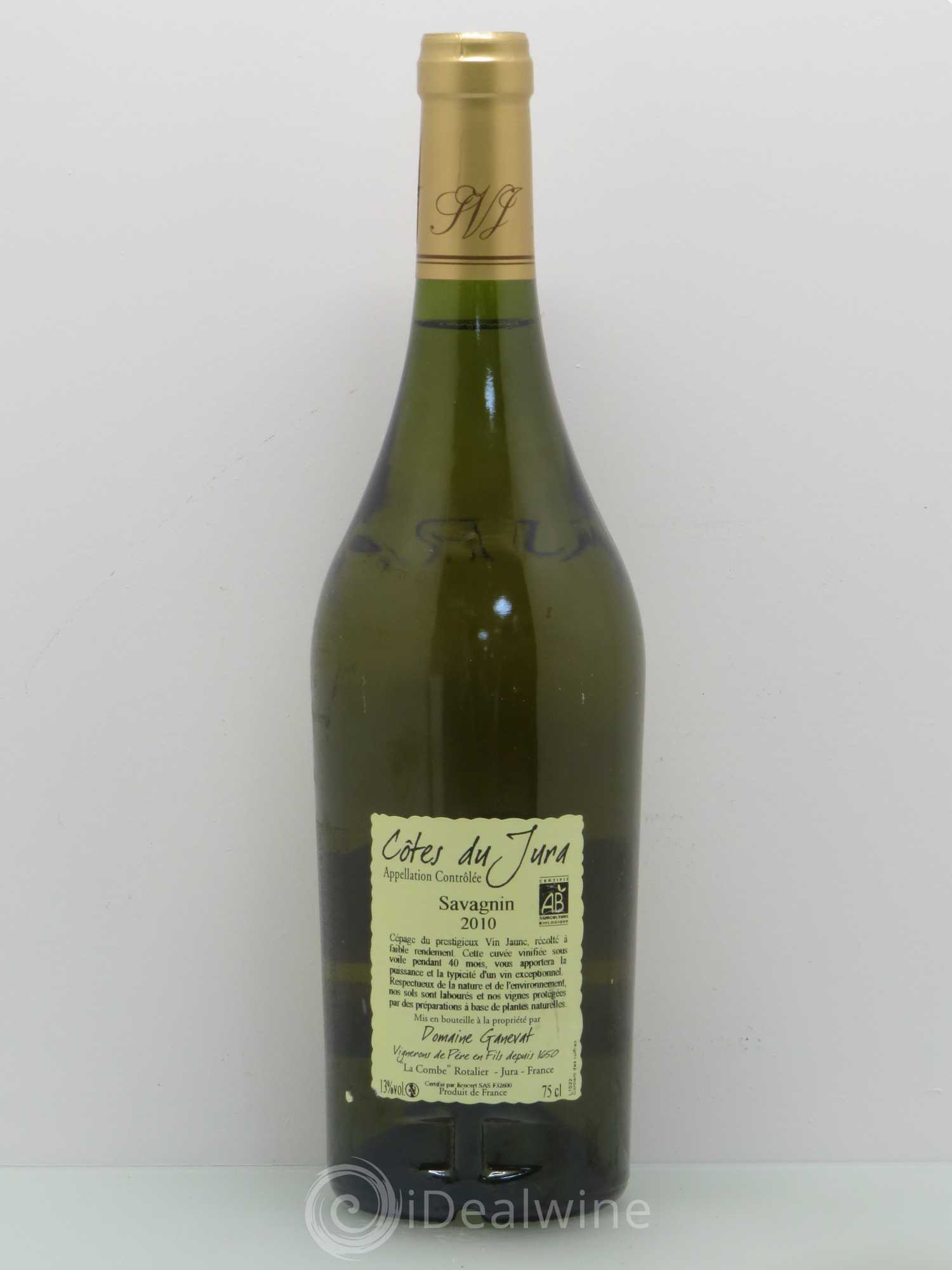 Côtes du Jura Savagnin Prestige Ganevat 2010 - Posten von 1 Flasche - 1