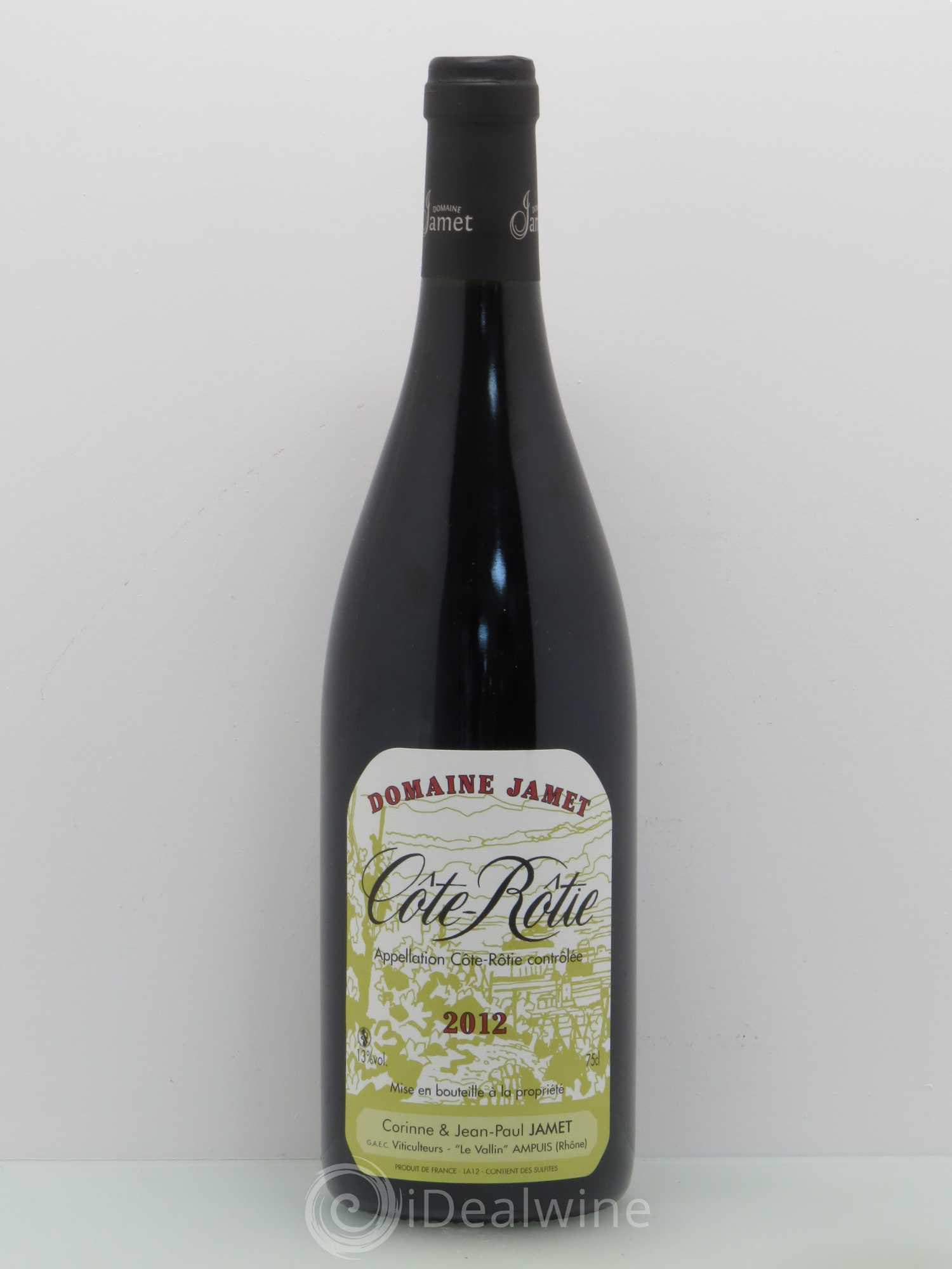 Côte-Rôtie Jamet (Domaine) 2012 - Lot de 1 bouteille - 0