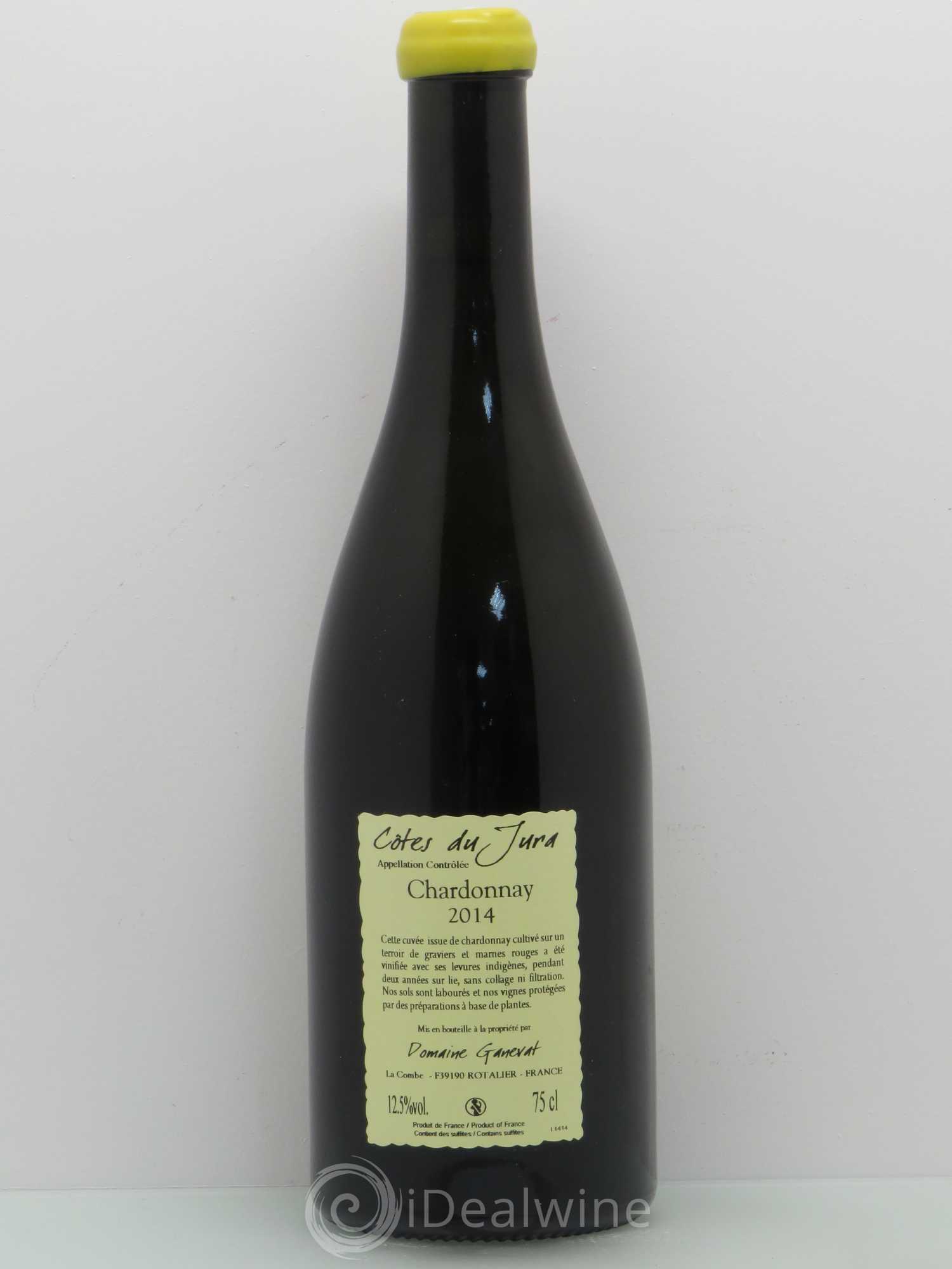 Côtes du Jura Gryphées vieilles vignes Ganevat Chardonnay 2014 - Posten von 1 Flasche - 1