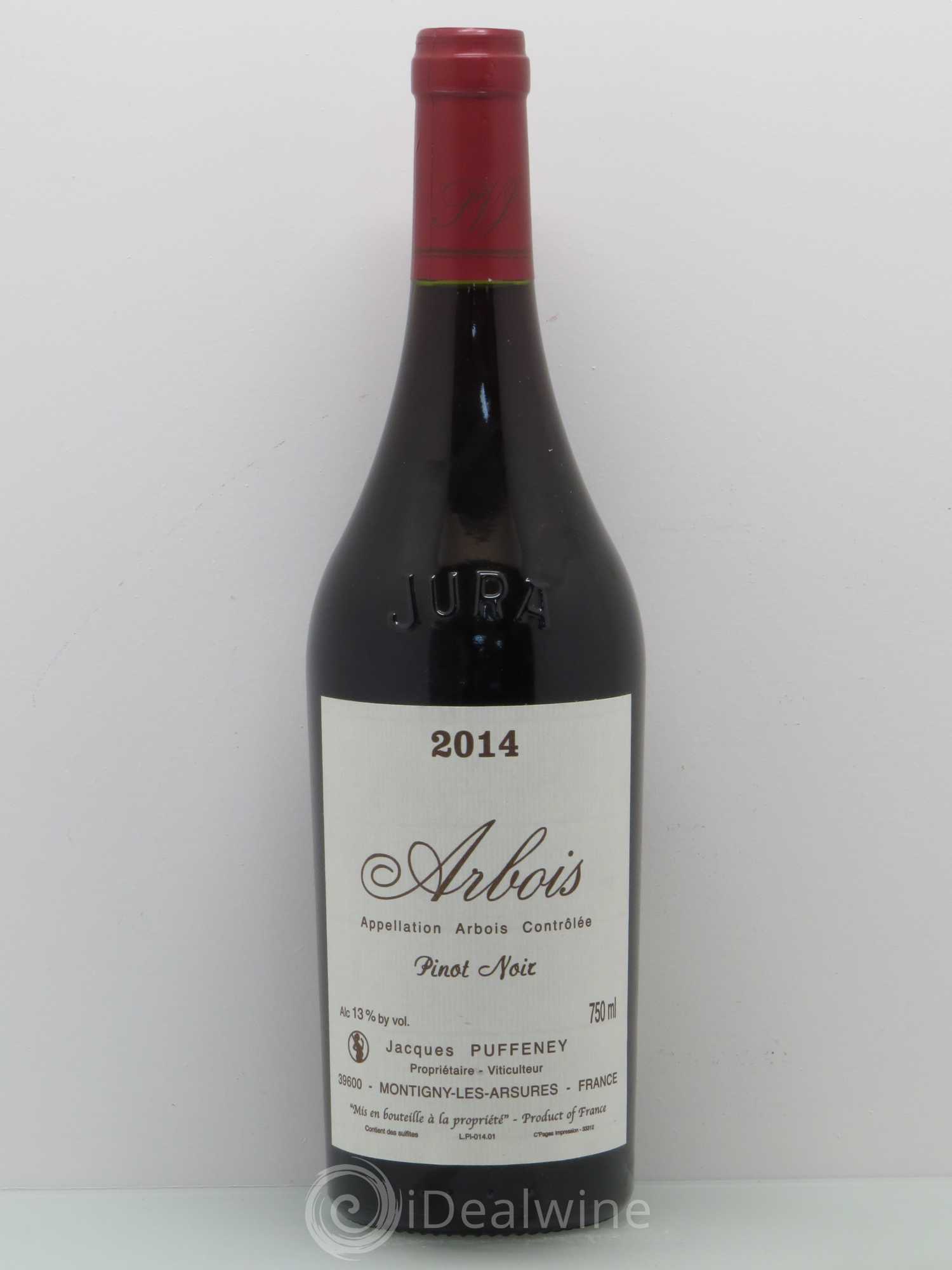 Arbois Pinot Noir Puffeney 2014 - Posten von 1 Flasche - 0