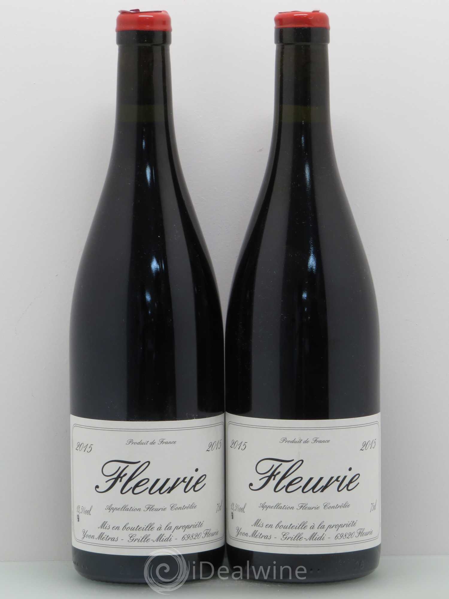 Fleurie Yvon Métras 2015 - Lot de 2 bouteilles - 0