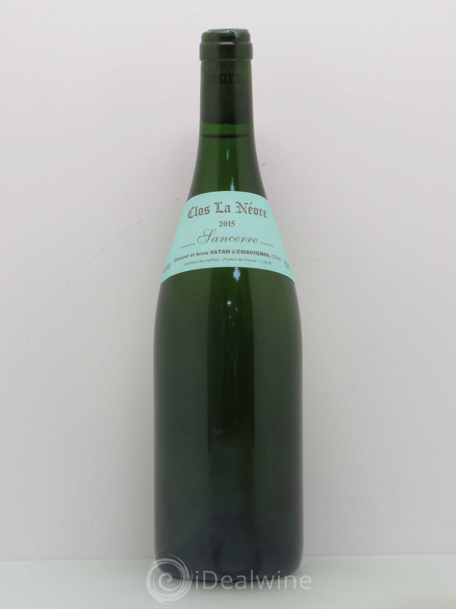 Sancerre Clos la Neore Edmond Vatan 2015 - Lot de 1 bouteille - 0