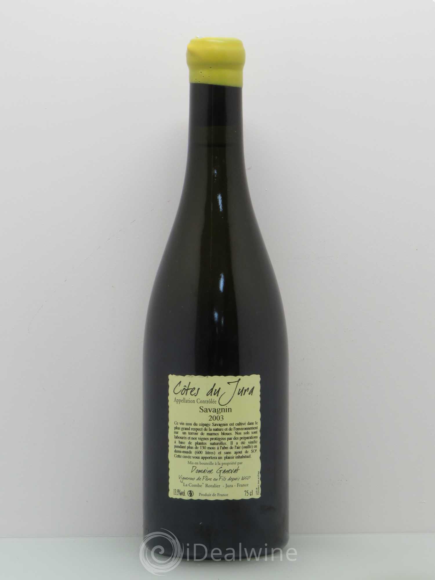 Côtes du Jura Les Vignes de mon Père Jean-François Ganevat (Domaine) 2003 - Lot de 1 bouteille - 1