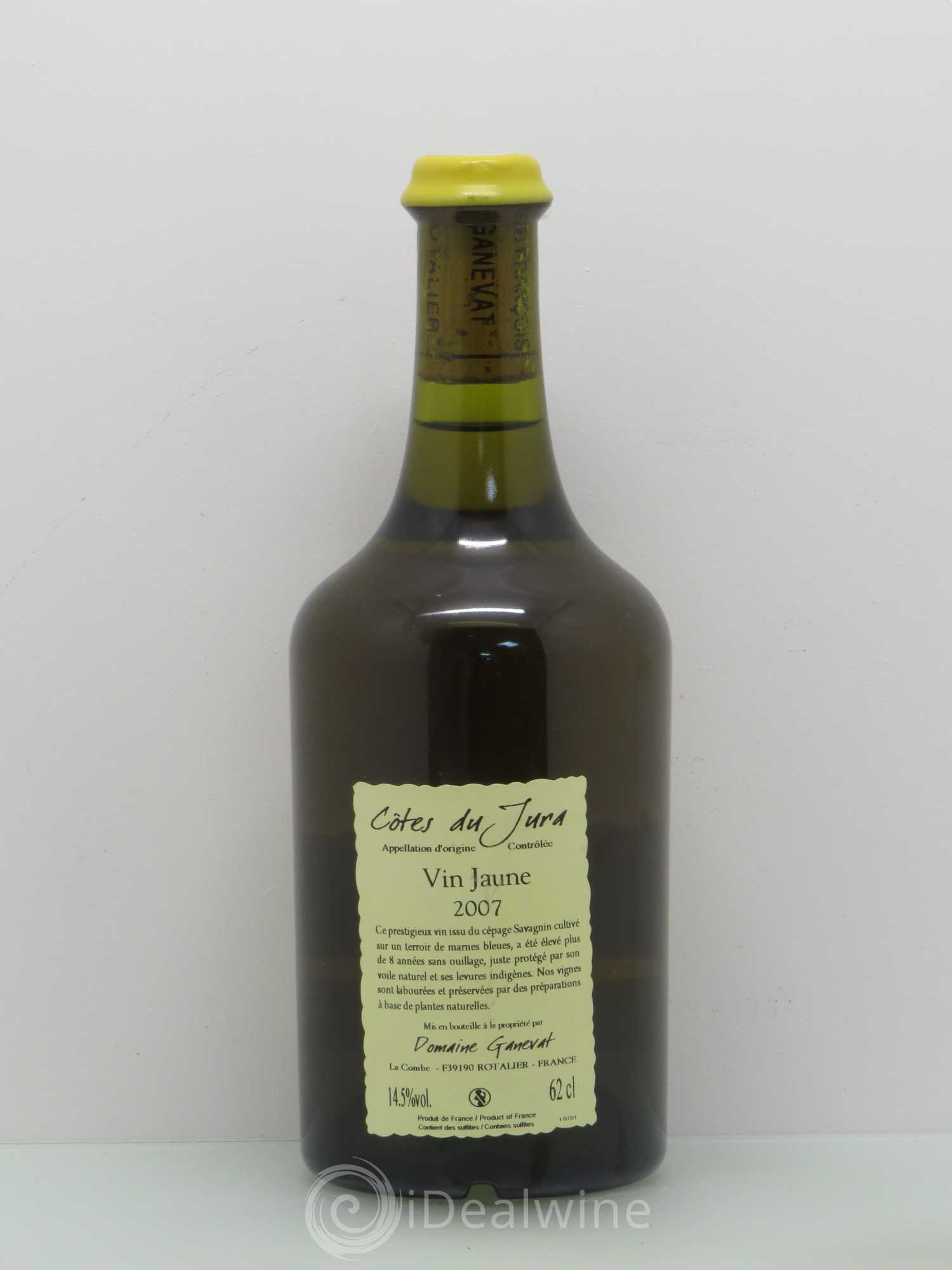 Arbois Vin Jaune Ganevat 2007 - Posten von 1 Flasche - 1