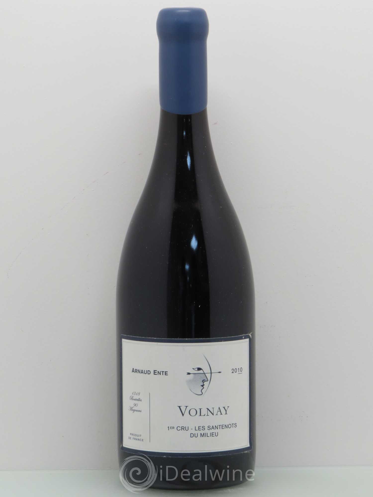 Volnay 1er Cru Arnaud Ente Santenots Du Milieu 2010 - Posten von 1 Flasche - 0