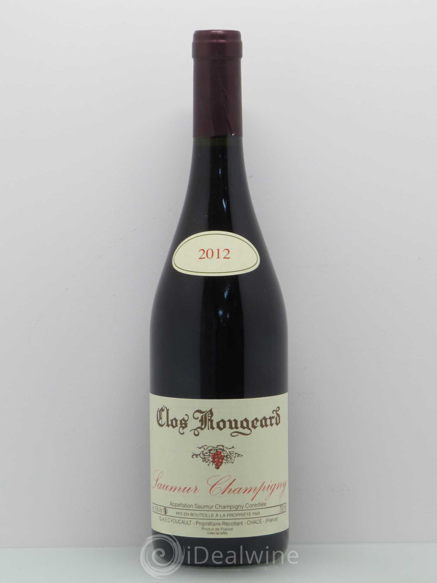 Saumur-Champigny Clos Rougeard 2012 - Lot de 1 bouteille - 0