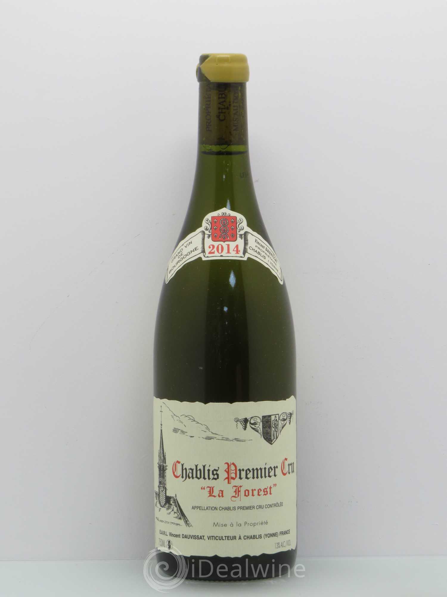 Chablis 1er Cru La Forest Vincent Dauvissat (Domaine) 2014 - Lot de 1 bouteille - 0