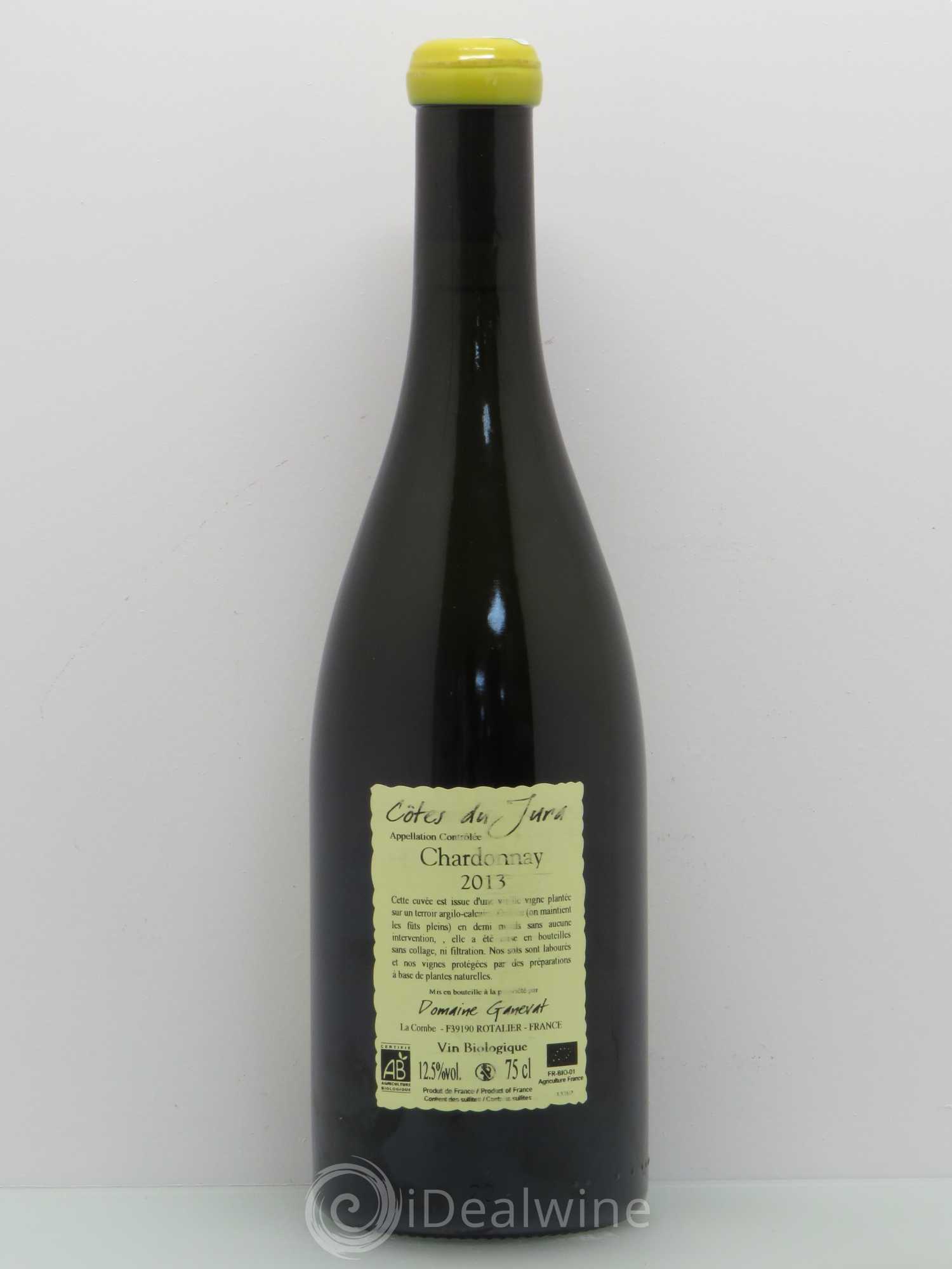 Côtes du Jura Les Chamois du Paradis Jean-François Ganevat (Domaine) Chardonnay 2013 - Lot de 1 bouteille - 1