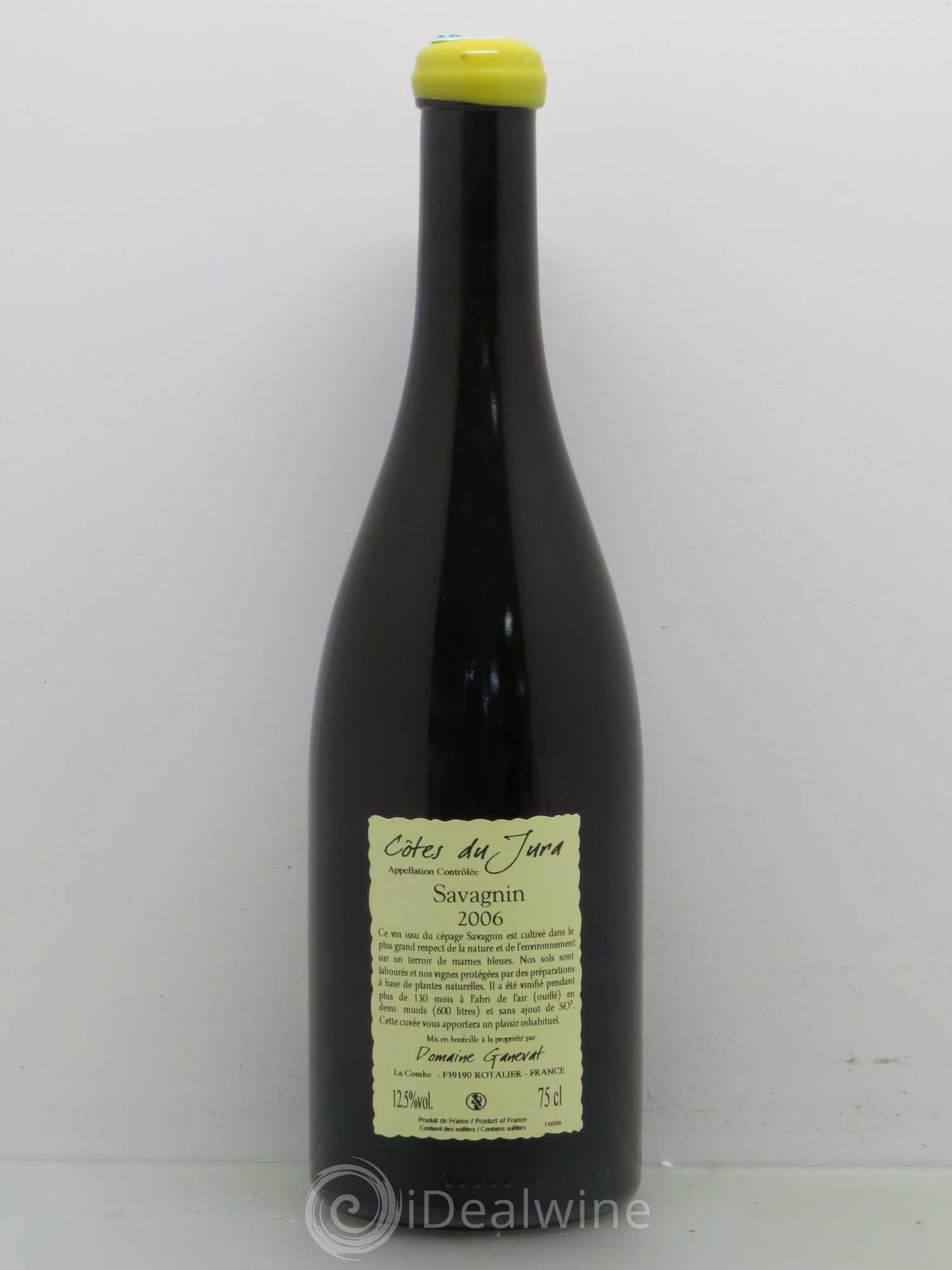 Côtes du Jura Les Vignes de mon Père Jean-François Ganevat (Domaine) 2006 - Lot de 1 bouteille - 1