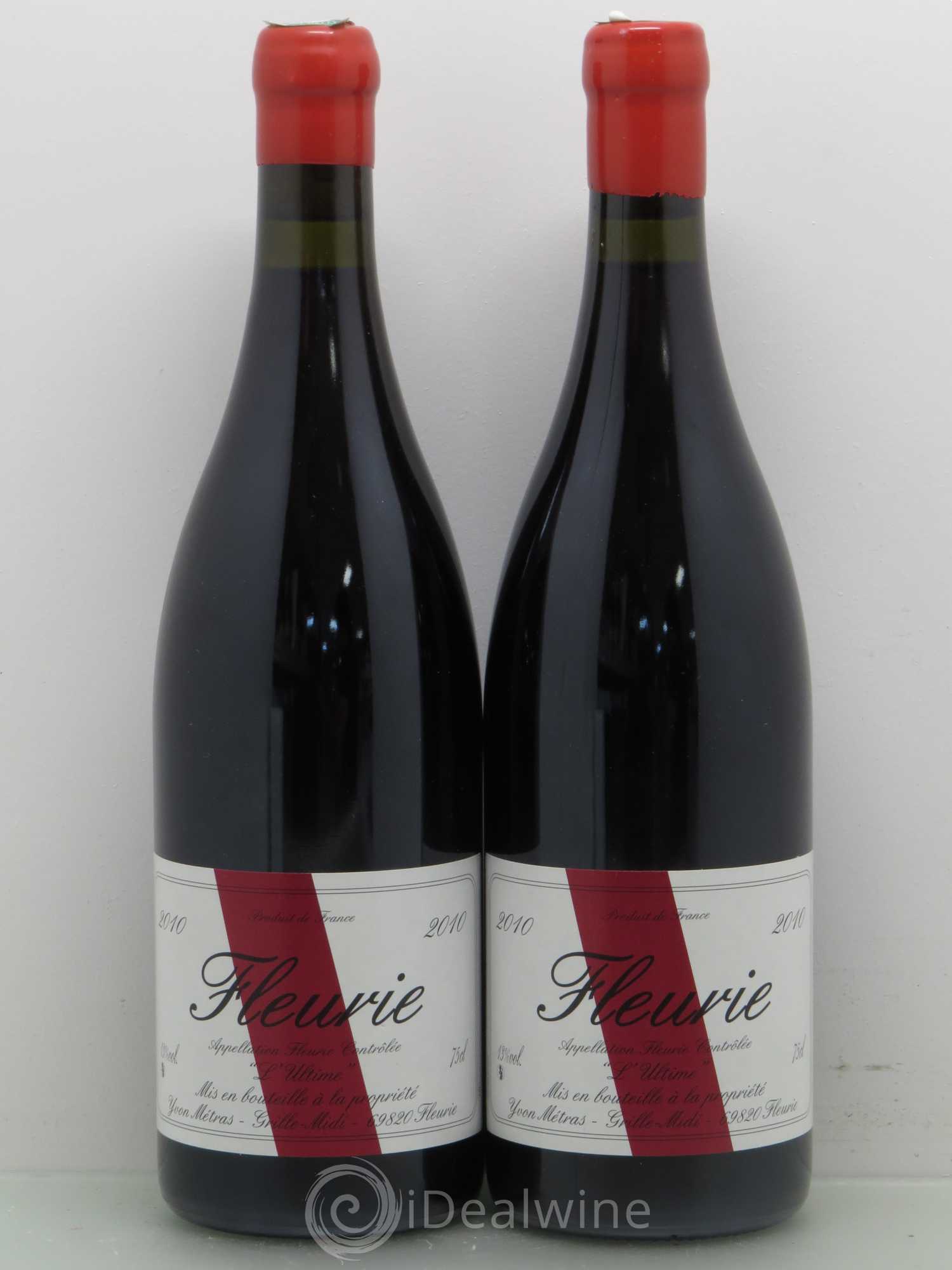 Fleurie l'Ultime Yvon Métras 2010 - Lot de 2 bouteilles - 0