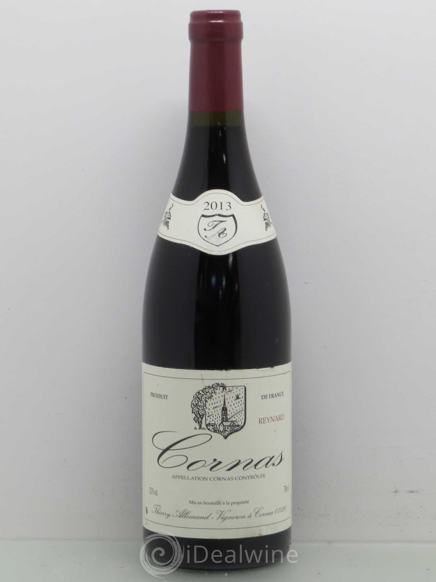 Cornas Reynard Thierry Allemand 2013 - Lot de 1 bouteille - 0