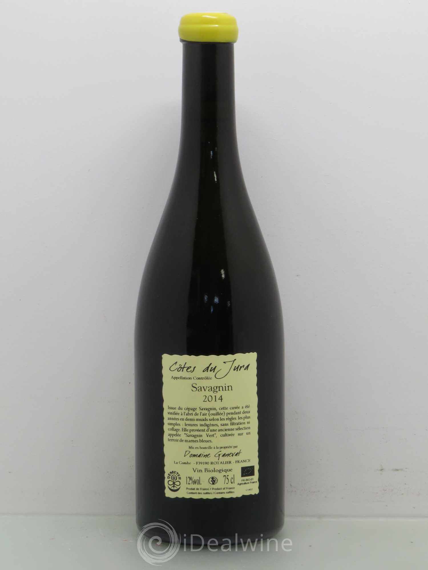 Côtes du Jura Les Chalasses Marnes Bleues Jean-François Ganevat (Domaine) 2014 - Lot de 1 bouteille - 1