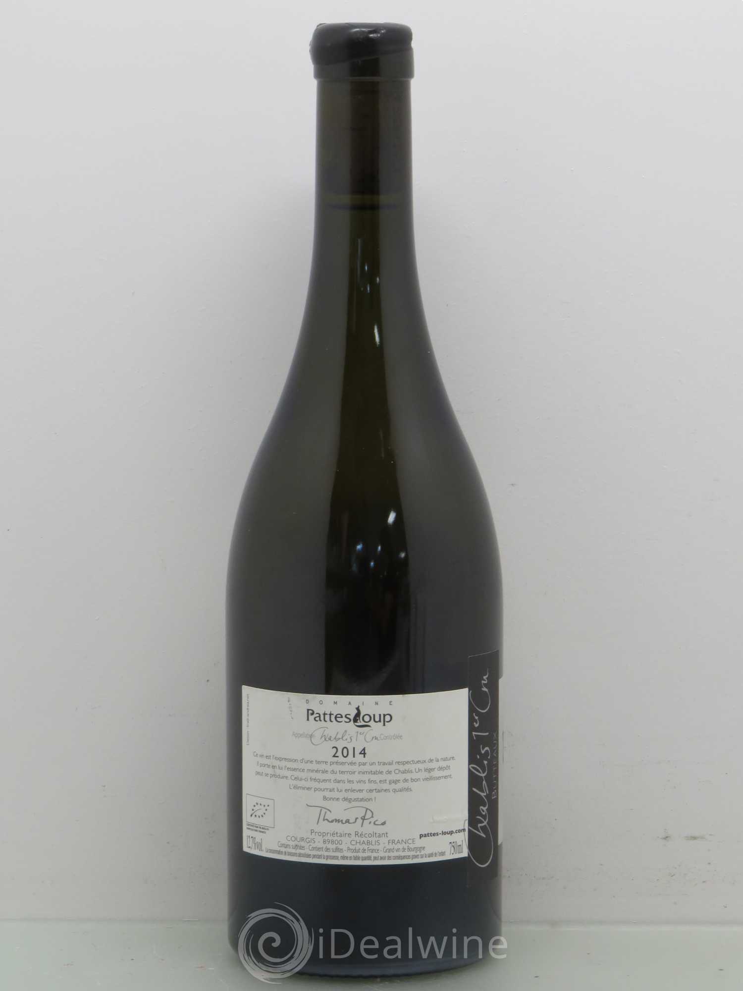 Chablis 1er Cru Butteaux Thomas Picot 2014 - Posten von 1 Flasche - 1
