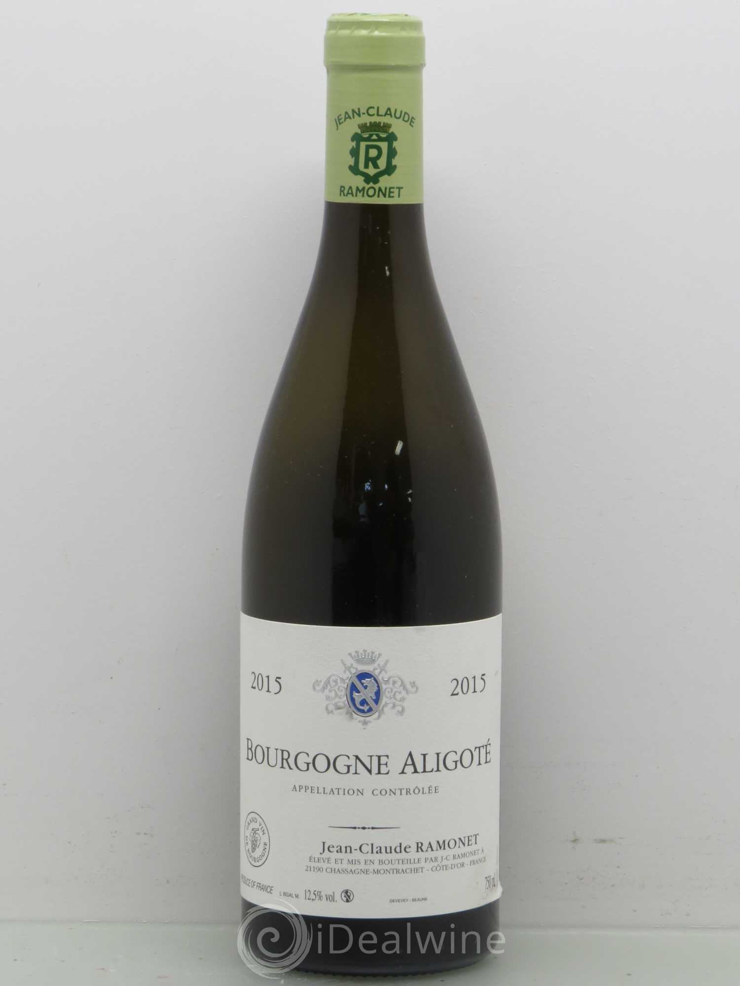 Bourgogne Aligoté Ramonet (Domaine) 2015 - Lot de 1 bouteille - 0