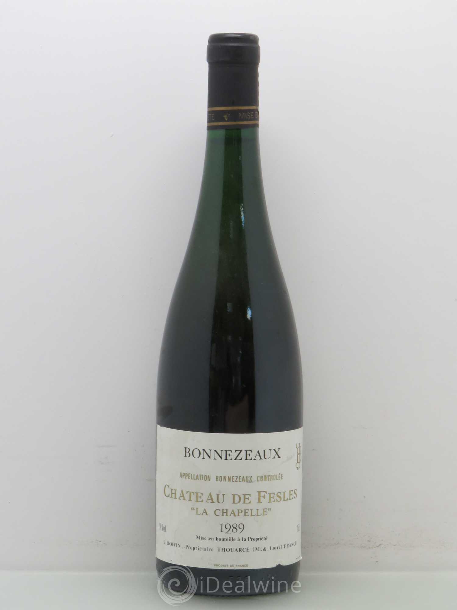 Bonnezeaux La Chapelle Château de Fesles 1989 - Lotto di 1 bottiglia - 0