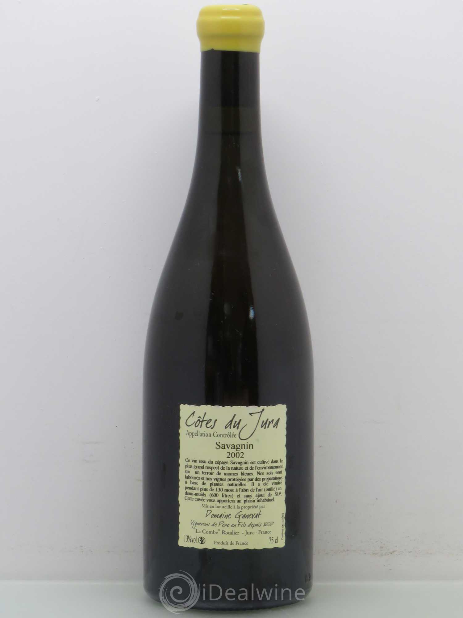 Côtes du Jura Les Vignes de mon Père Jean-François Ganevat (Domaine) 2002 - Lot de 1 bouteille - 1