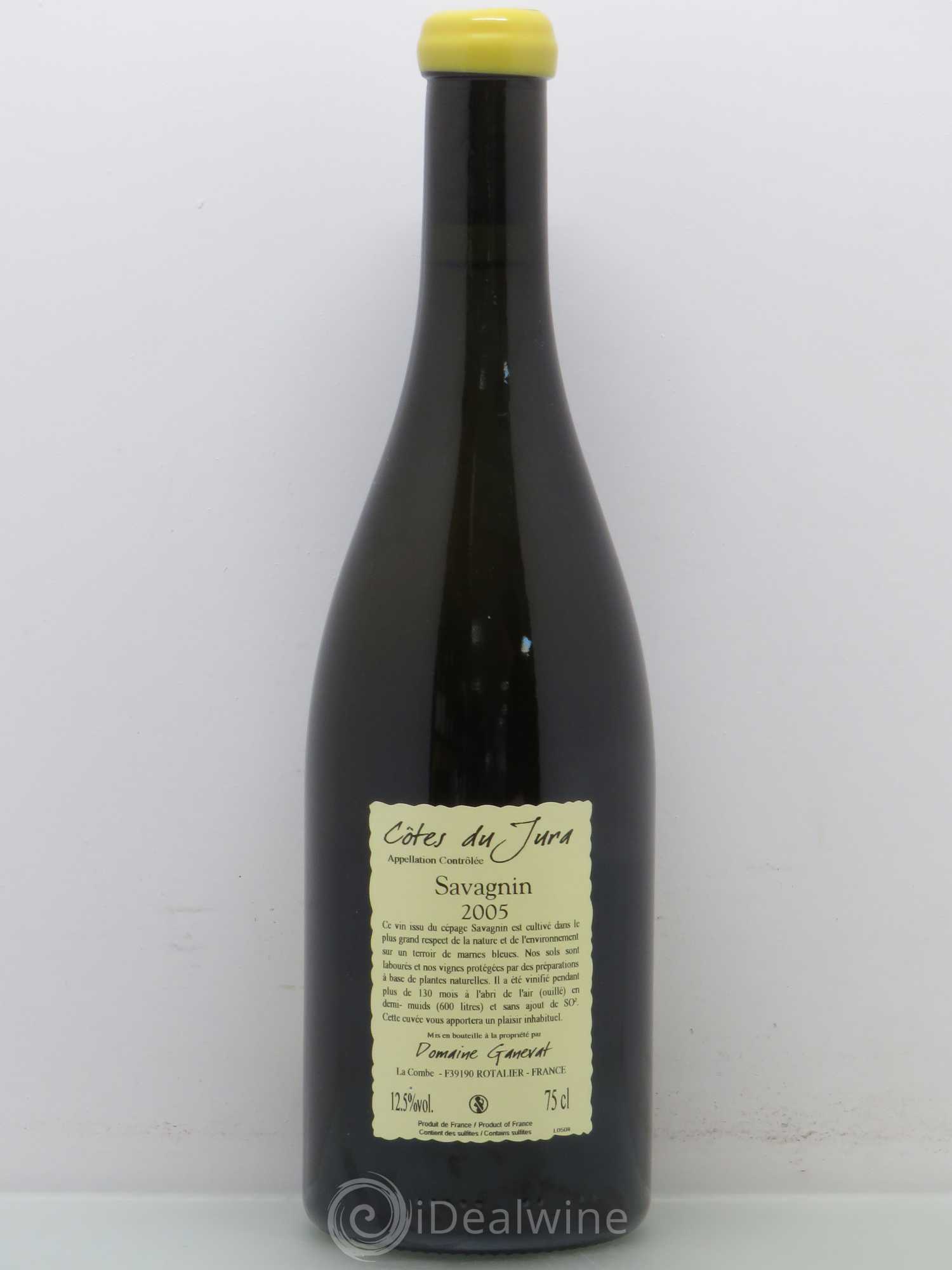 Côtes du Jura Les Vignes de mon Père Jean-François Ganevat (Domaine) 2005 - Lot de 1 bouteille - 1