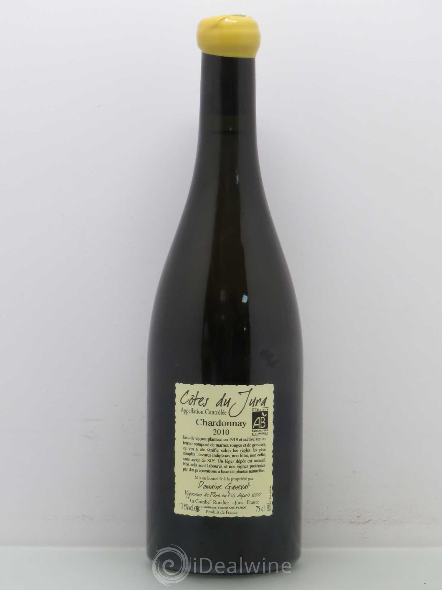 Côtes du Jura Les Grands Teppes Vieilles Vignes Jean-François Ganevat (Domaine) 2010 - Lot de 1 bouteille - 1