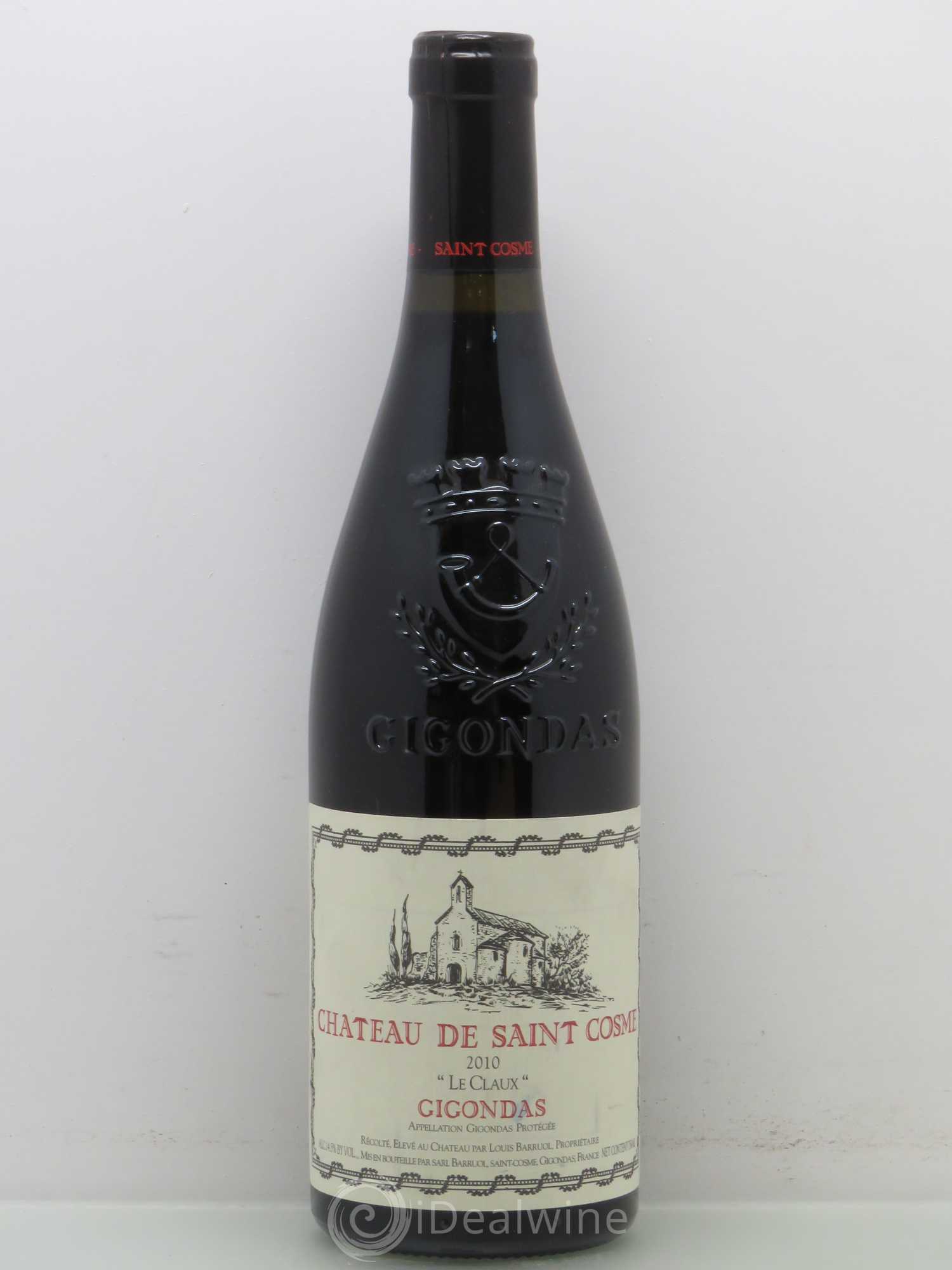 Gigondas Le Claux Saint Cosme 2010 - Lot de 1 bouteille - 0