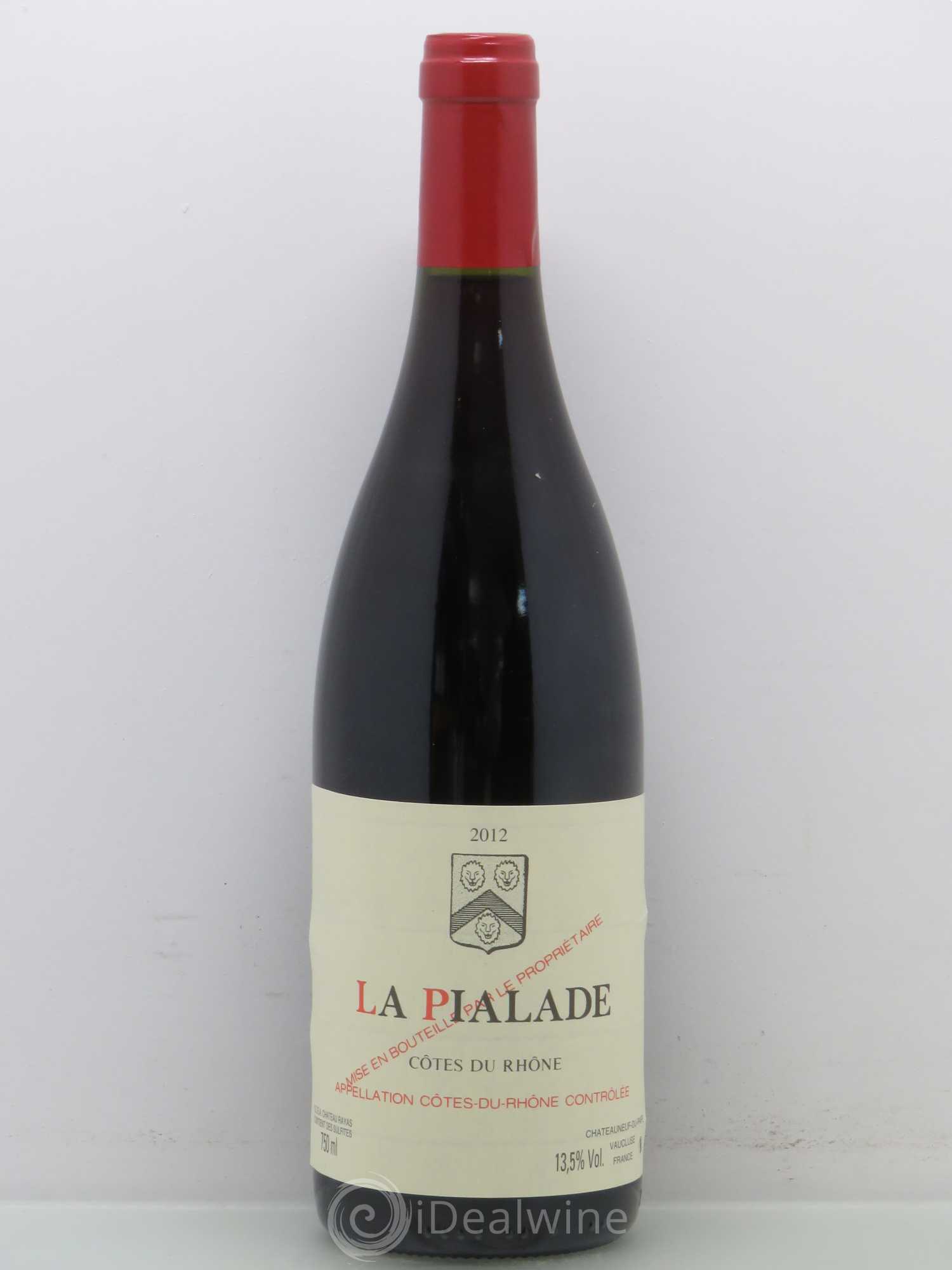 Côtes-du-Rhône La Pialade Emmanuel Reynaud 2012 - Lot de 1 bouteille - 0
