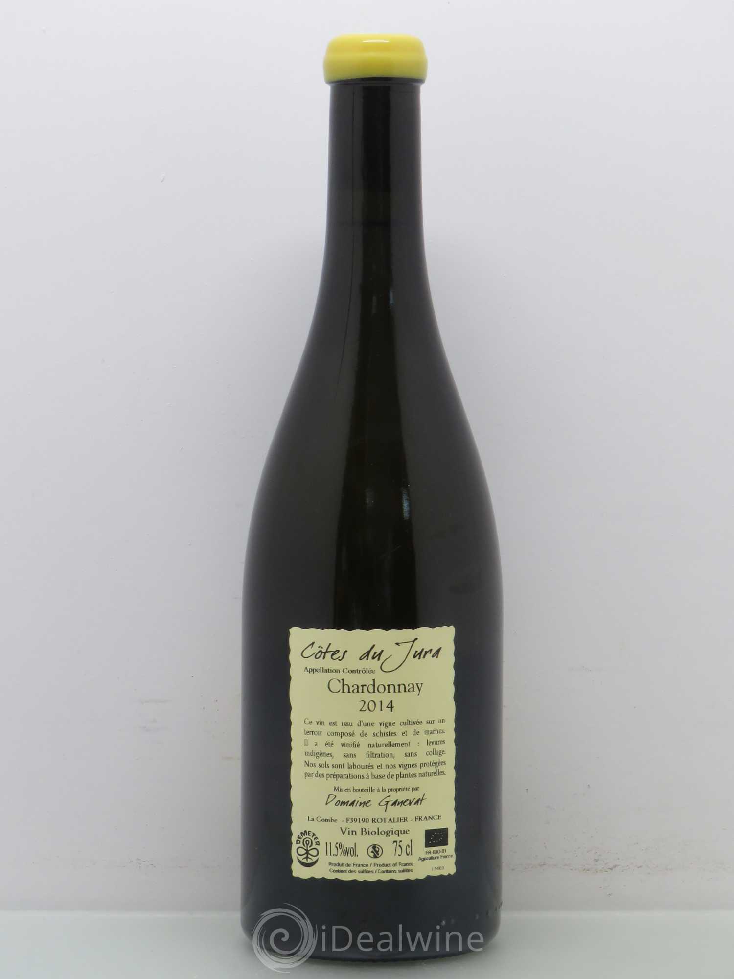 Côtes du Jura Grusse en Billat Jean-François Ganevat (Domaine) 2014 - Lot de 1 bouteille - 1