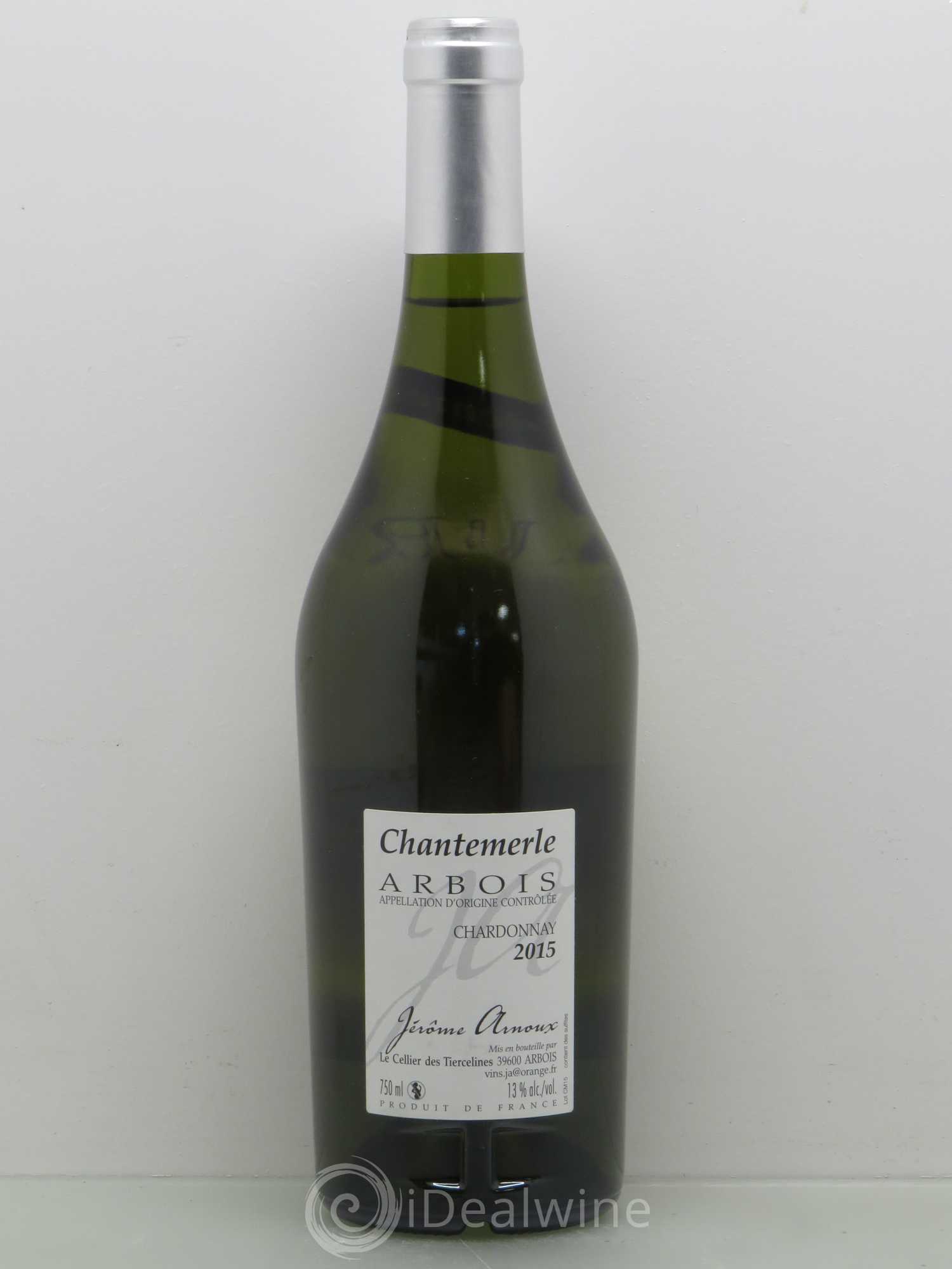 Arbois Chardonnay Chantemerle Jérôme Arnoux (no reserve) 2015 - Lot of 1 bottle - 1