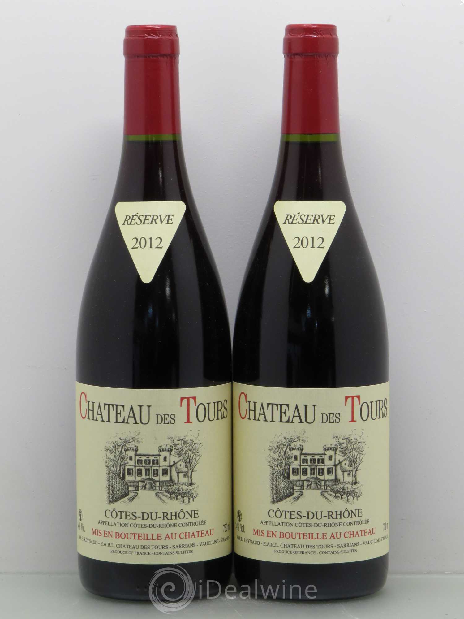 Côtes-du-Rhône Château des Tours Emmanuel Reynaud 2012 - Lot de 2 bouteilles - 0