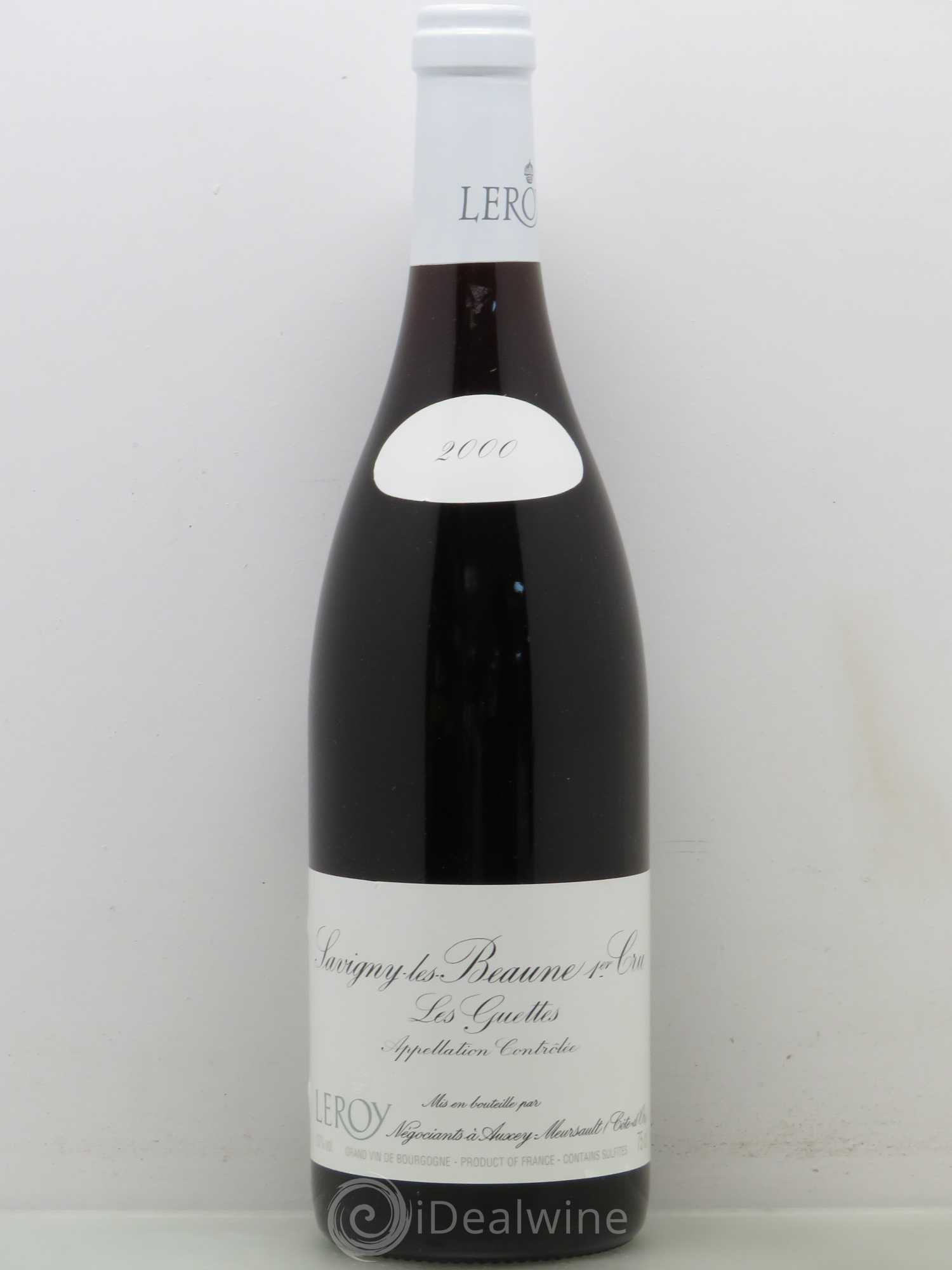 Savigny-lès-Beaune 1er Cru Guettes - Leroy SA 2000 - Lot de 1 bouteille - 0