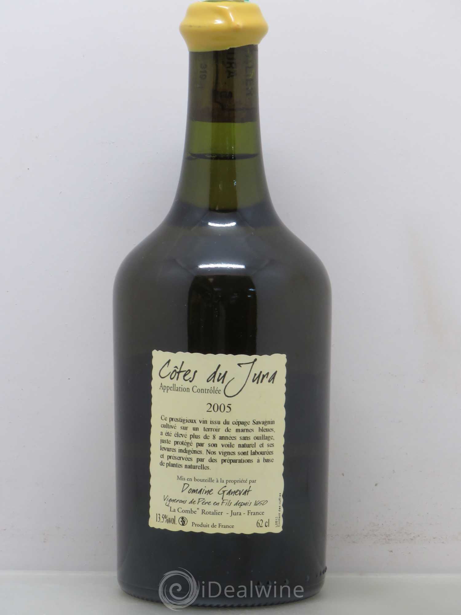 Côtes du Jura Vin Jaune Jean-François Ganevat (Domaine) 2005 - Lot de 1 bouteille - 1