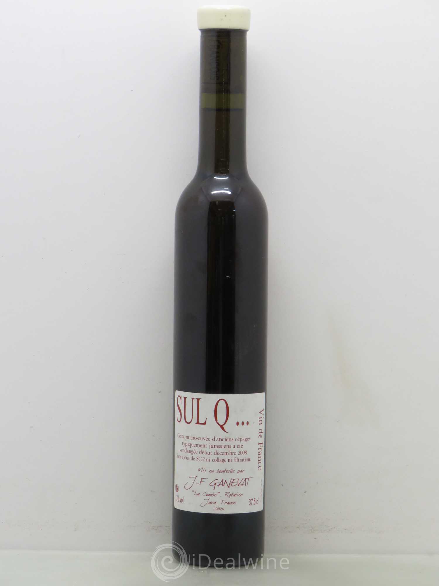 Côtes du Jura Ganevat SulQ 2008 - Posten von 1 Demi-Flasche - 0