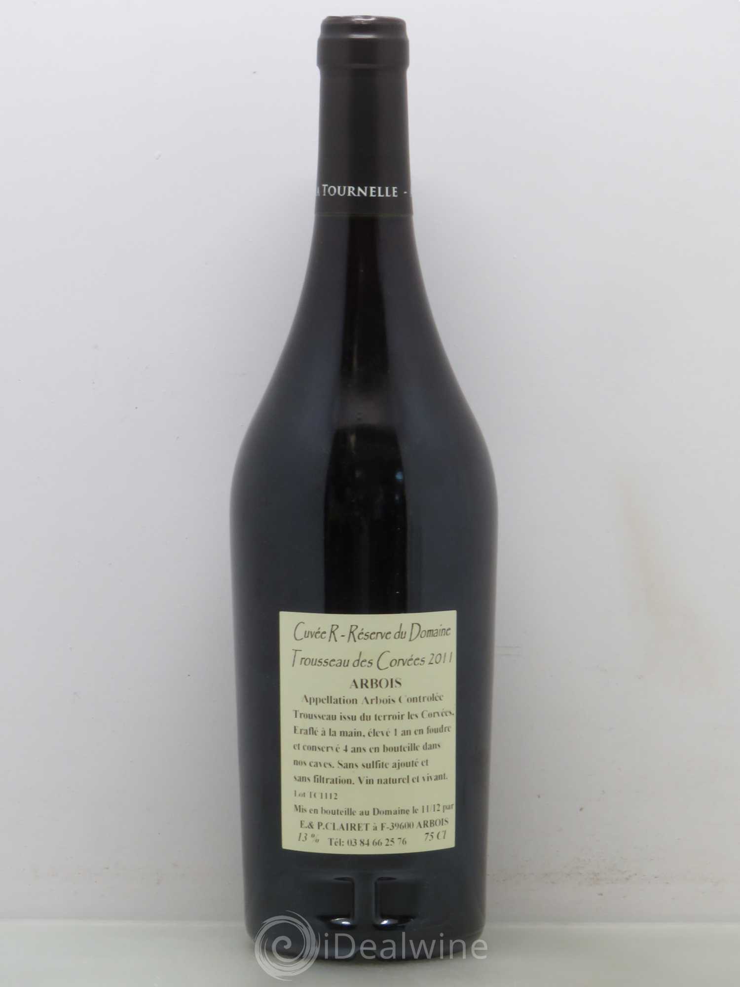 Arbois Domaine de la Tournelle Trousseau Les Corvees (sans prix de réserve) 2011 - Posten von 1 Flasche - 1