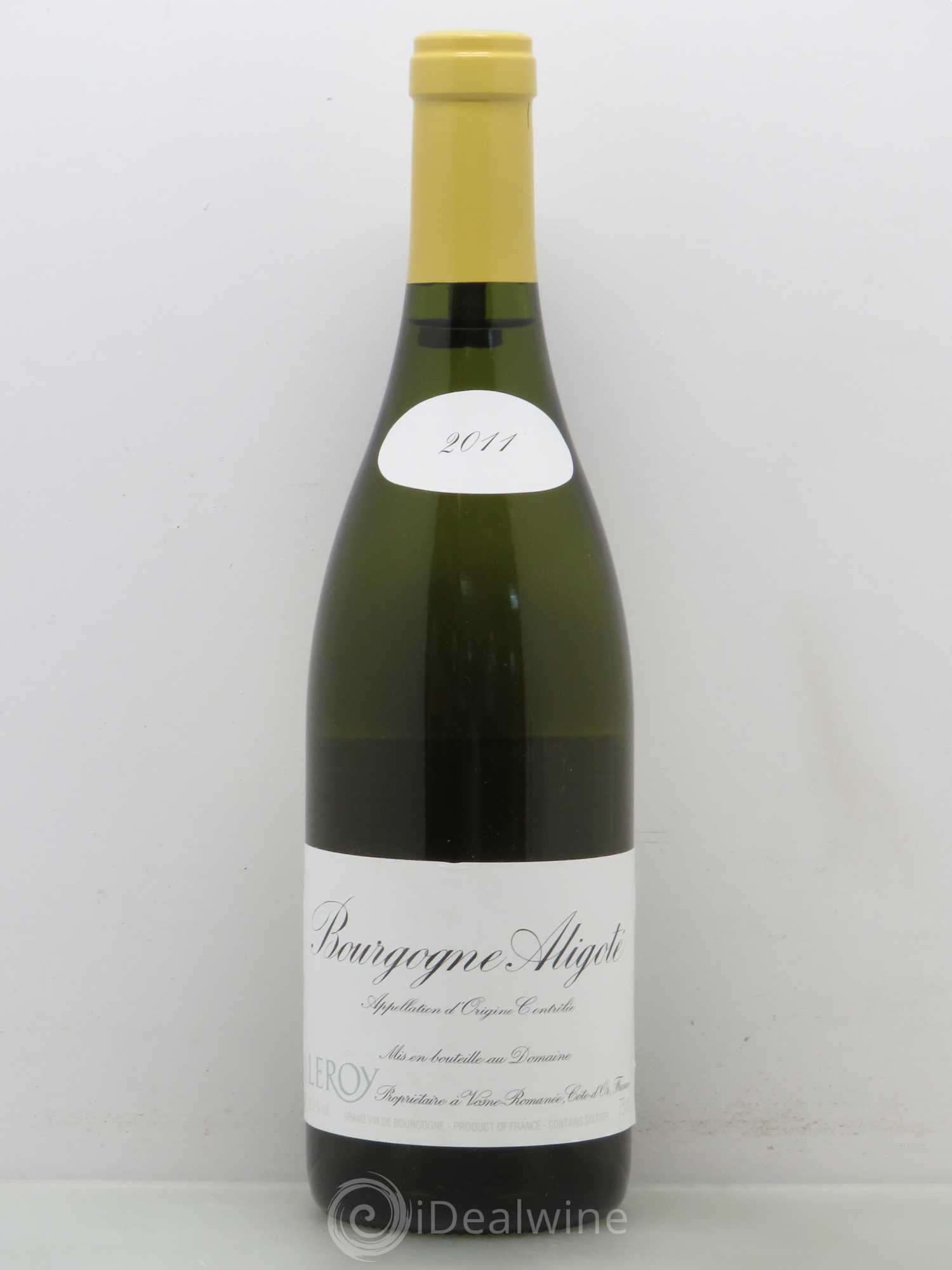 Bourgogne Aligoté Leroy (Domaine) 2011 - Lot de 1 bouteille - 0