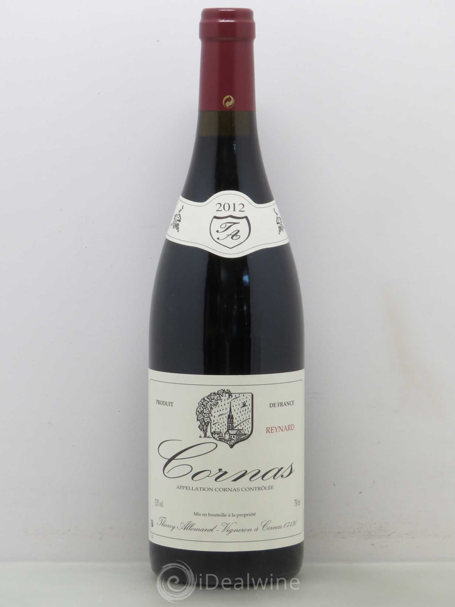 Cornas Reynard Thierry Allemand 2012 - Lot de 1 bouteille - 0