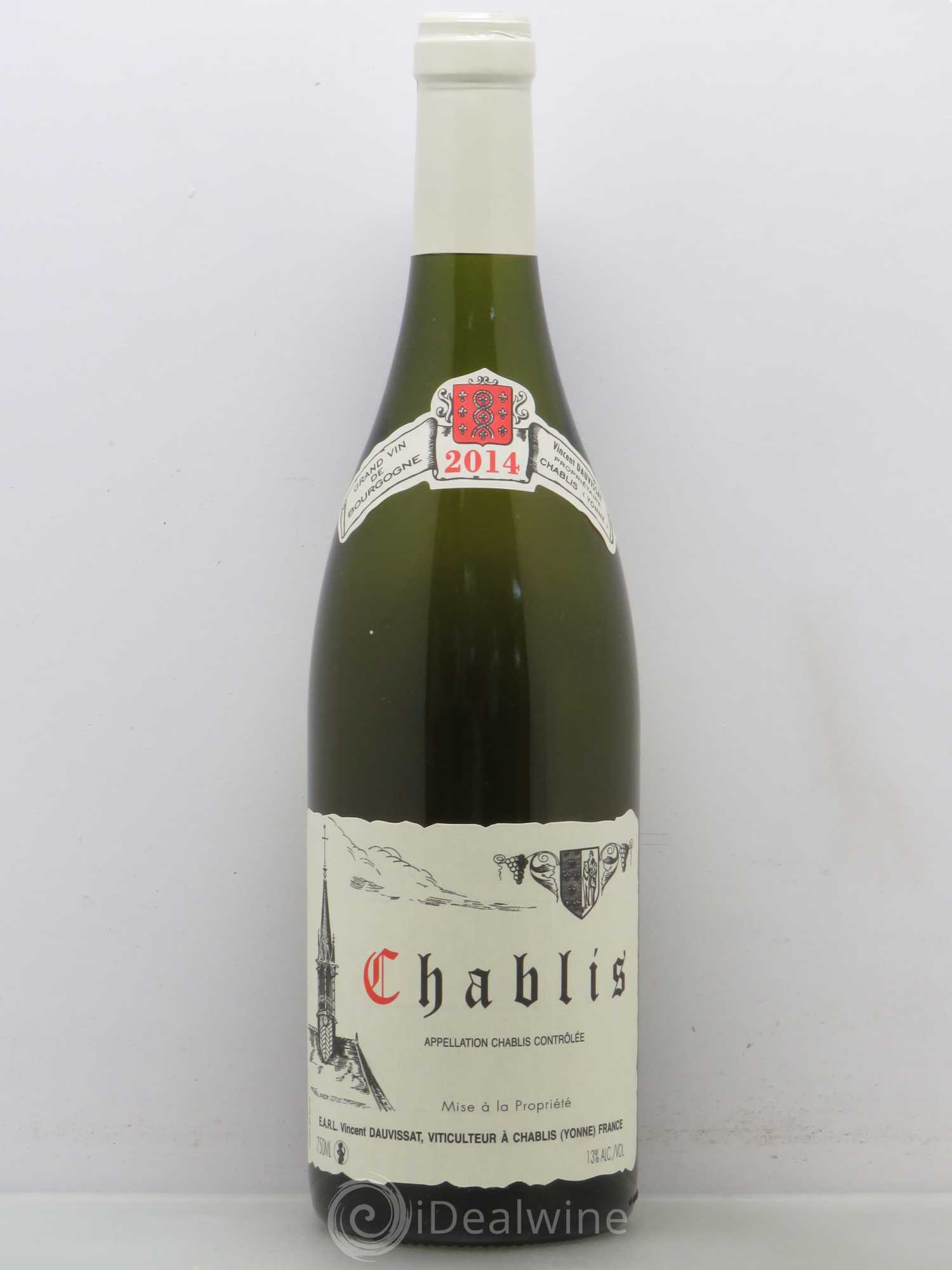 Chablis Vincent Dauvissat (Domaine) 2014 - Lot de 1 bouteille - 0