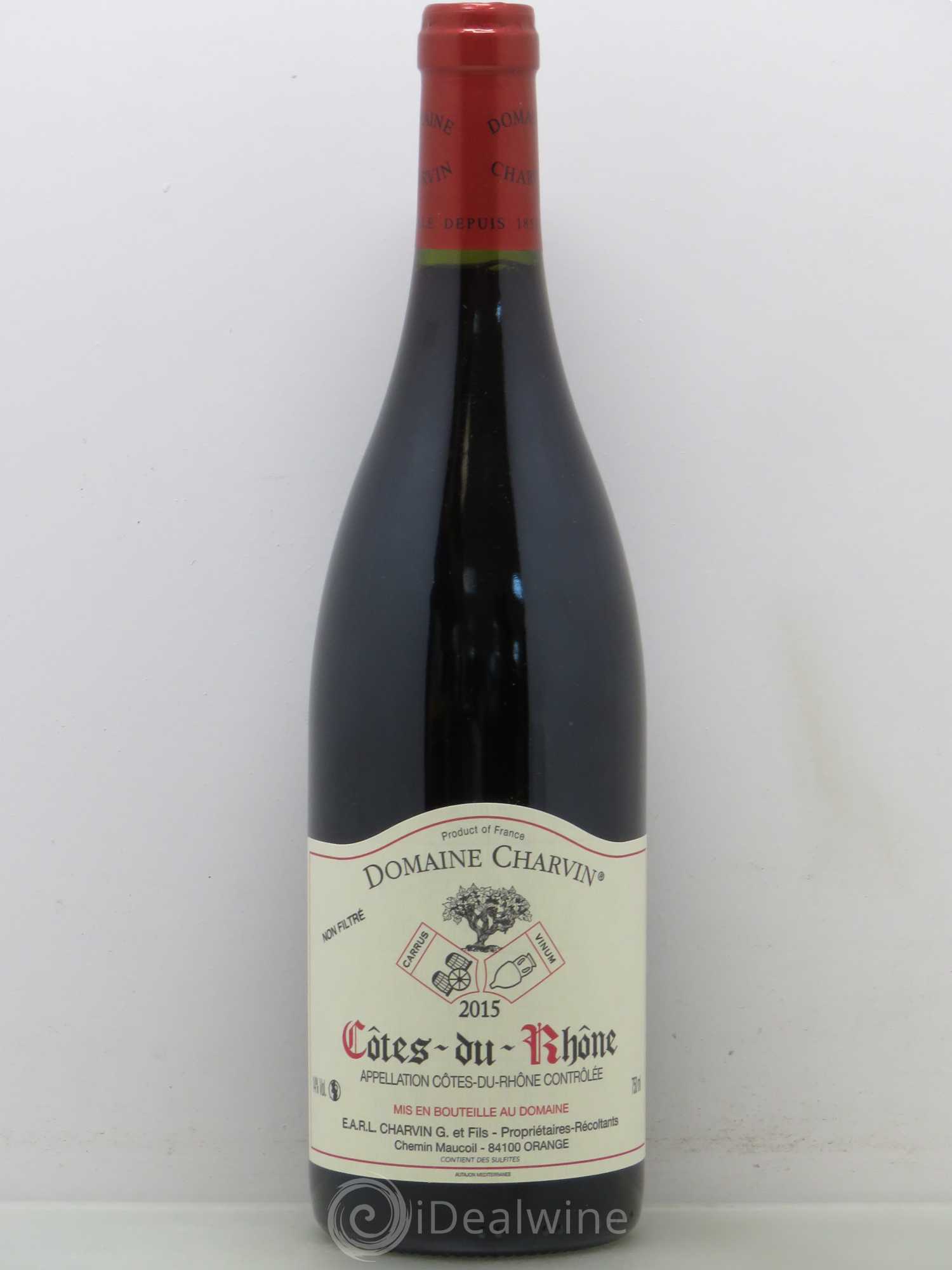 Côtes-du-Rhône Charvin (Domaine) (sans prix de réserve) 2015 - Lot de 1 bouteille - 0