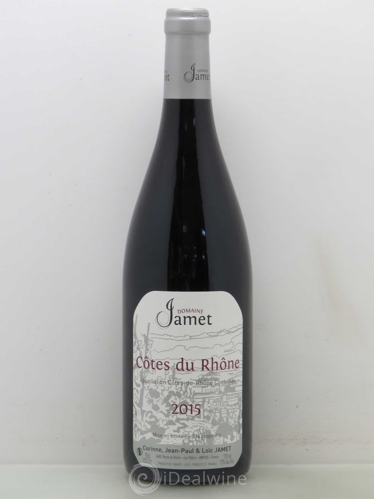 Côtes-du-Rhône Jamet 2015 - Lot de 1 bouteille - 0
