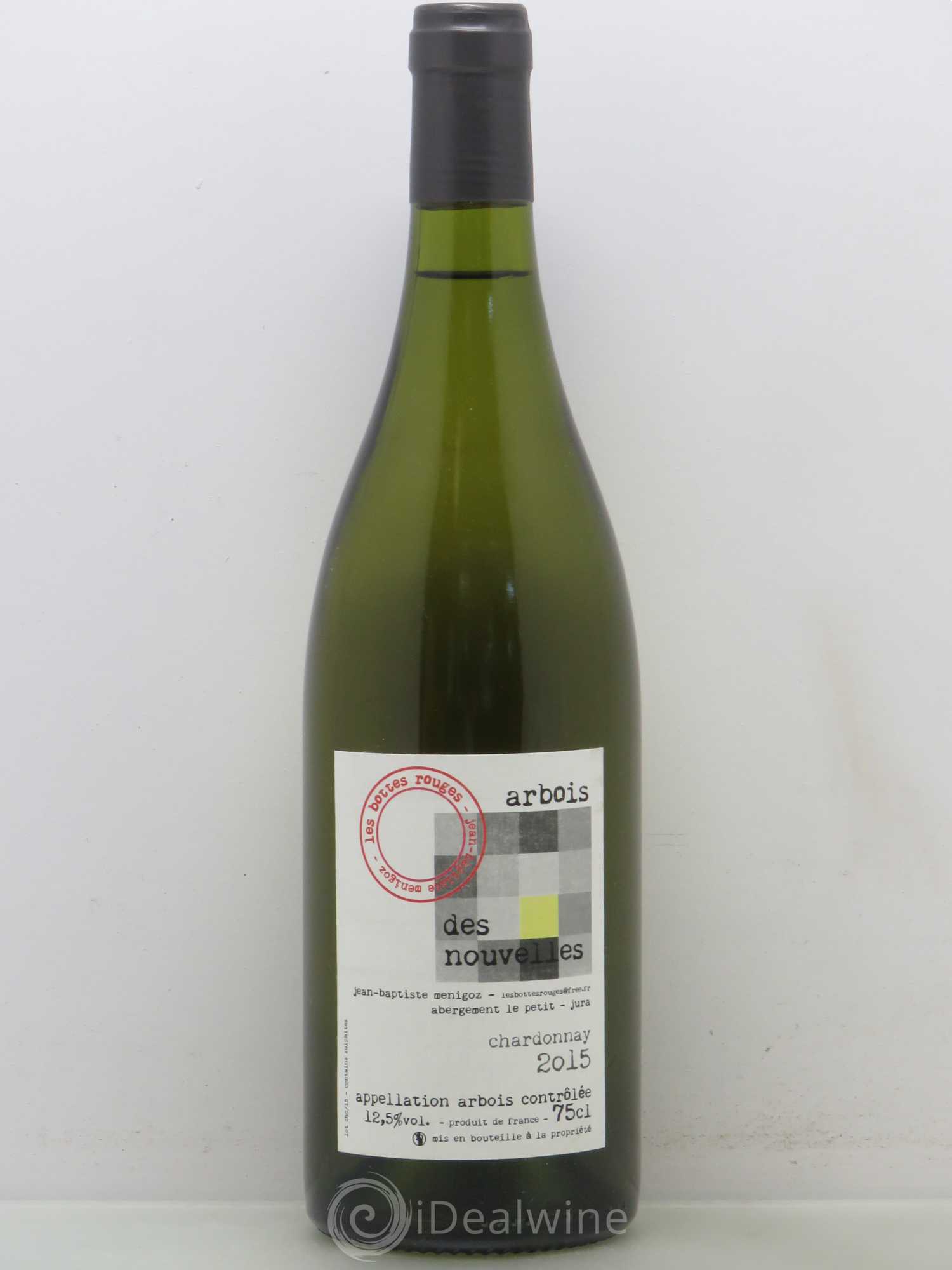 Arbois Les Bottes Rouges Chardonnay Des Nouvelles 2015 - Lot de 1 bouteille - 0