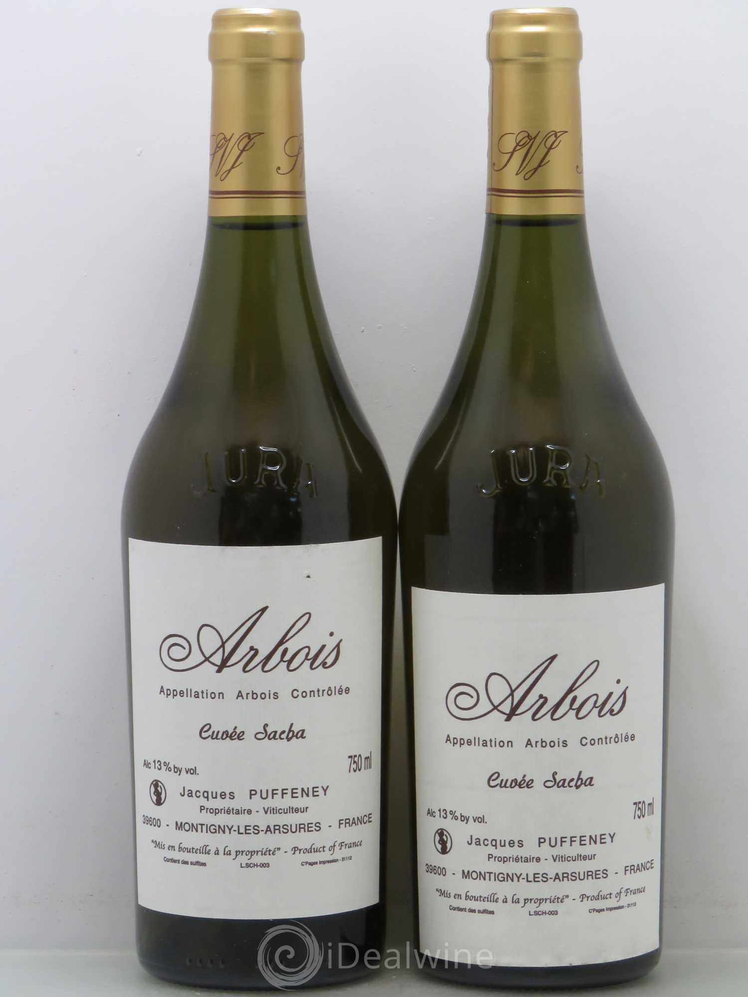 Arbois Cuvée Sacha - Puffeney - Posten von 2 Flaschen - 0