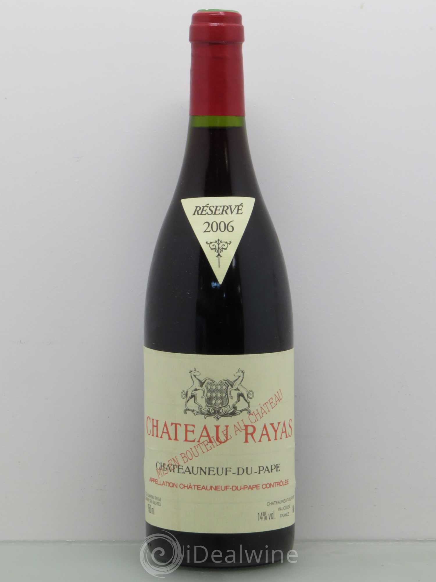 Châteauneuf-du-Pape Château Rayas Emmanuel Reynaud 2006 - Lot de 1 bouteille - 0