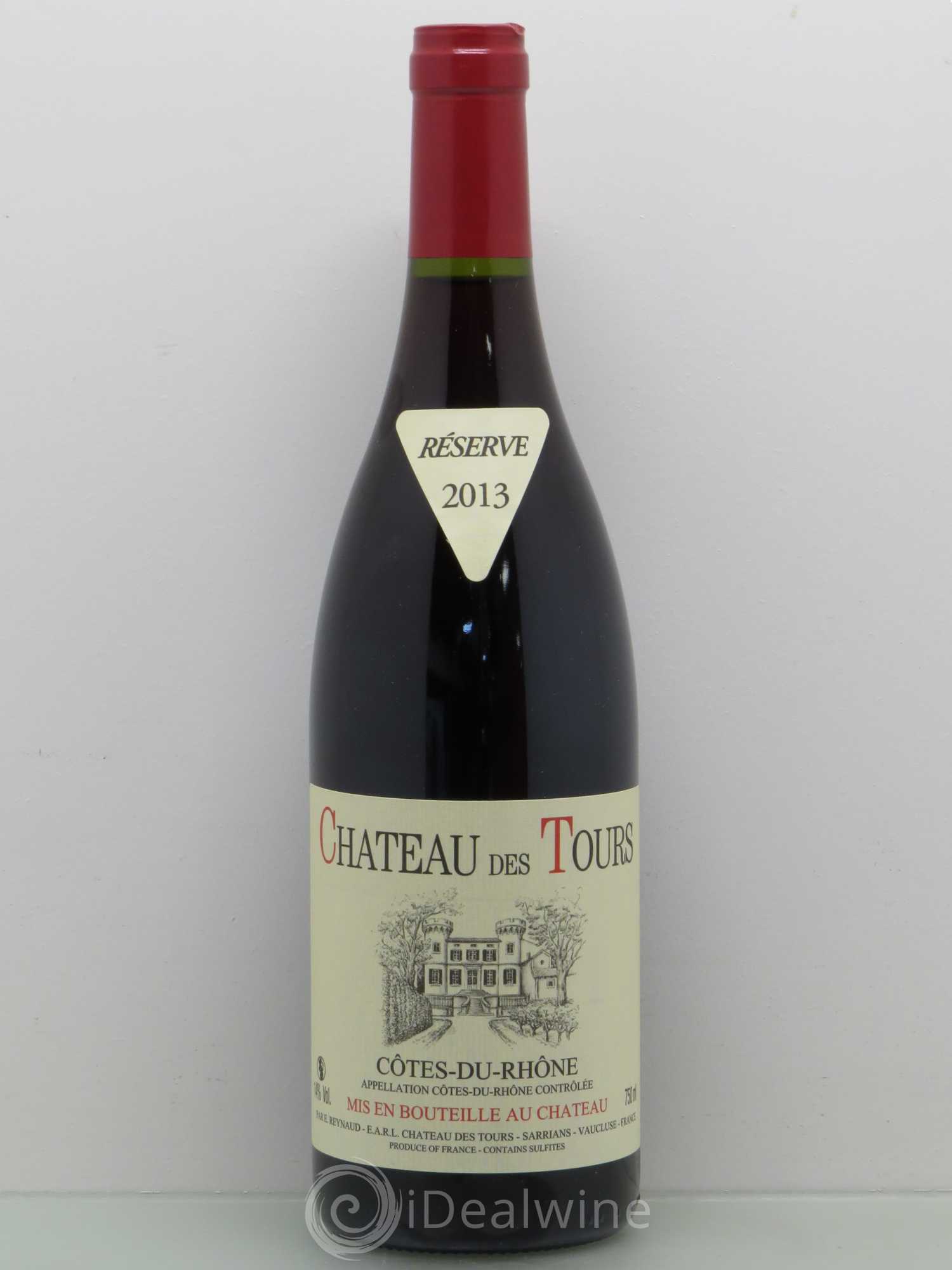 Côtes-du-Rhône Château des Tours Emmanuel Reynaud 2013 - Lot de 1 bouteille - 0