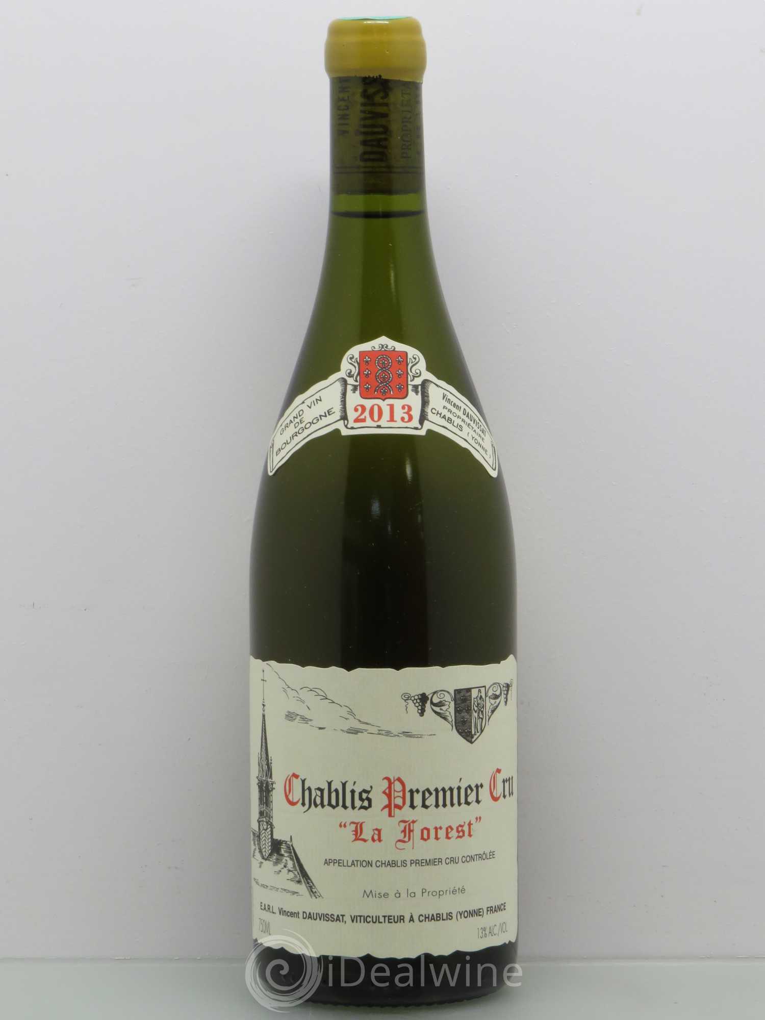 Chablis 1er Cru La Forest Vincent Dauvissat (Domaine) 2013 - Lot de 1 bouteille - 0