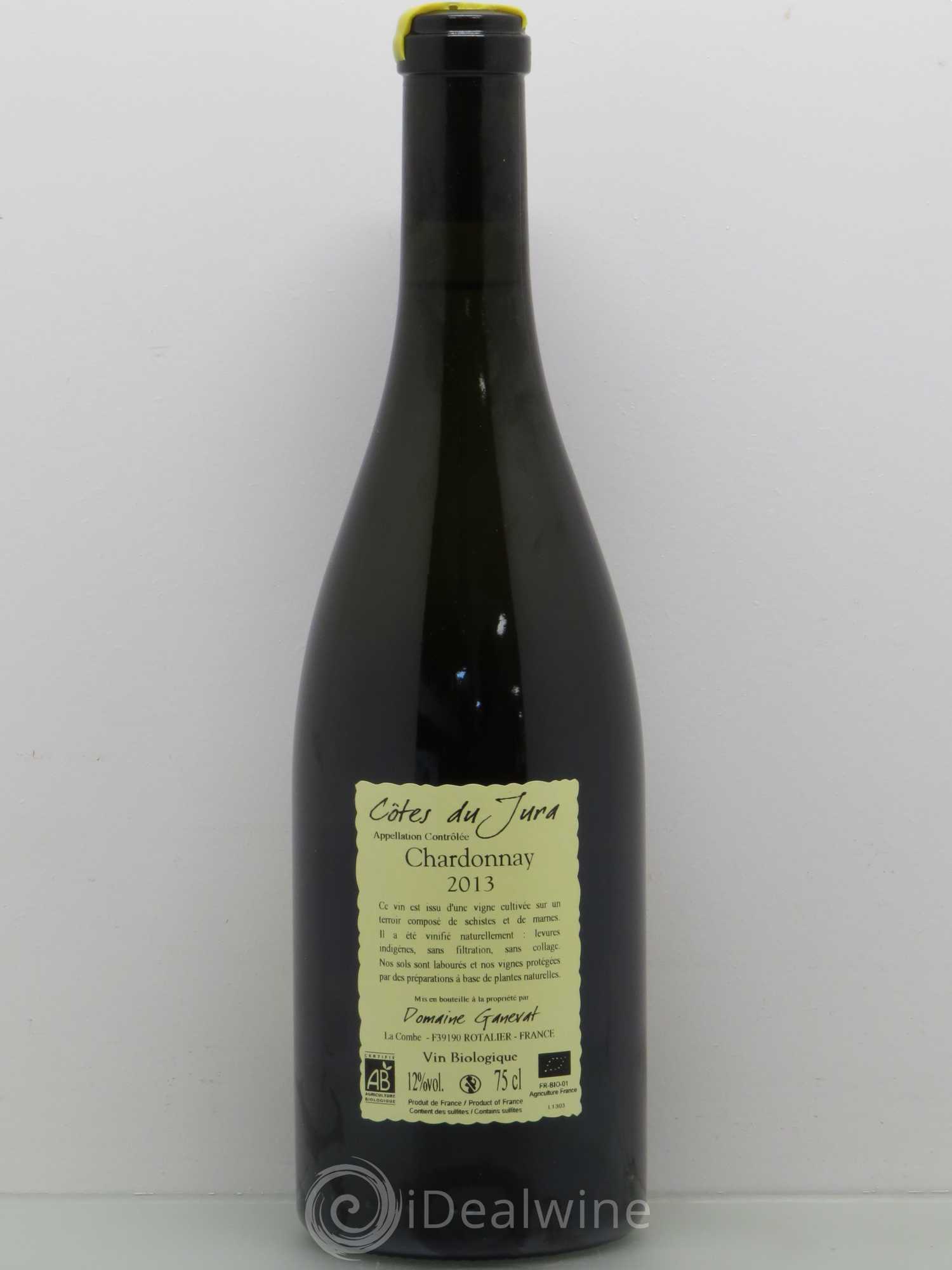 Côtes du Jura Grusse en Billat Jean-François Ganevat (Domaine) 2013 - Lot de 1 bouteille - 1
