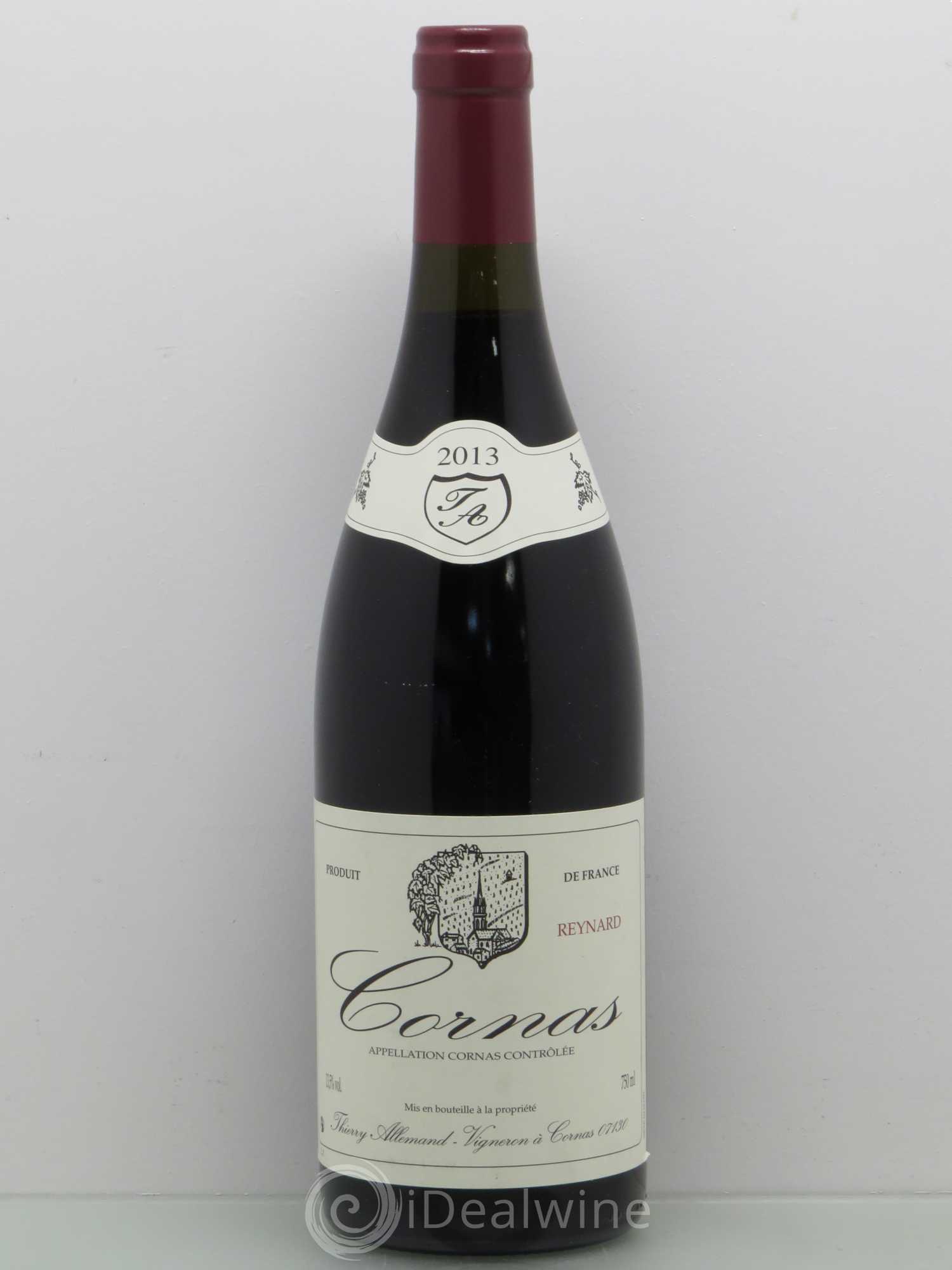 Cornas Reynard Thierry Allemand 2013 - Lot de 1 bouteille - 0
