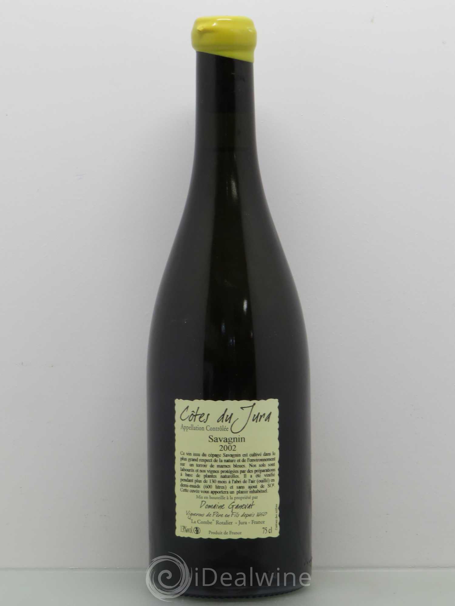 Côtes du Jura Les Vignes de mon Père Jean-François Ganevat (Domaine) 2002 - Lot de 1 bouteille - 1