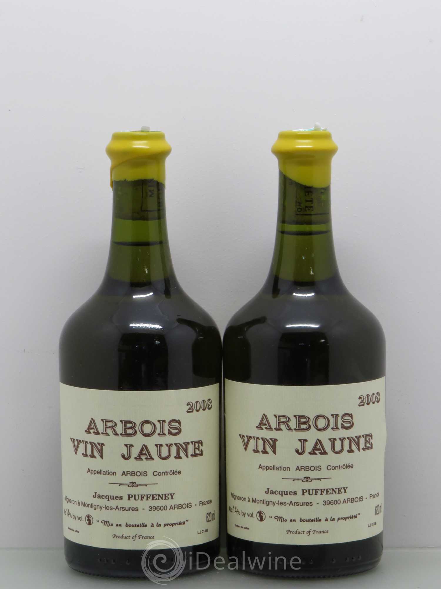Arbois Vin Jaune Domaine Puffeney 2008 - Posten von 2 Flaschen - 0