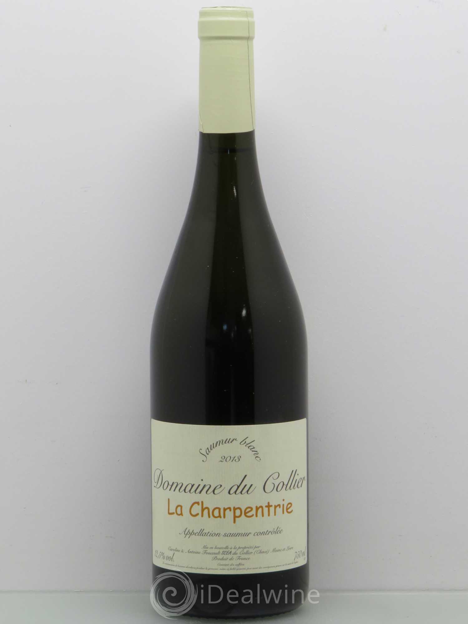Saumur La Charpentrie Domaine du Collier 2013 - Lot de 1 bouteille - 0