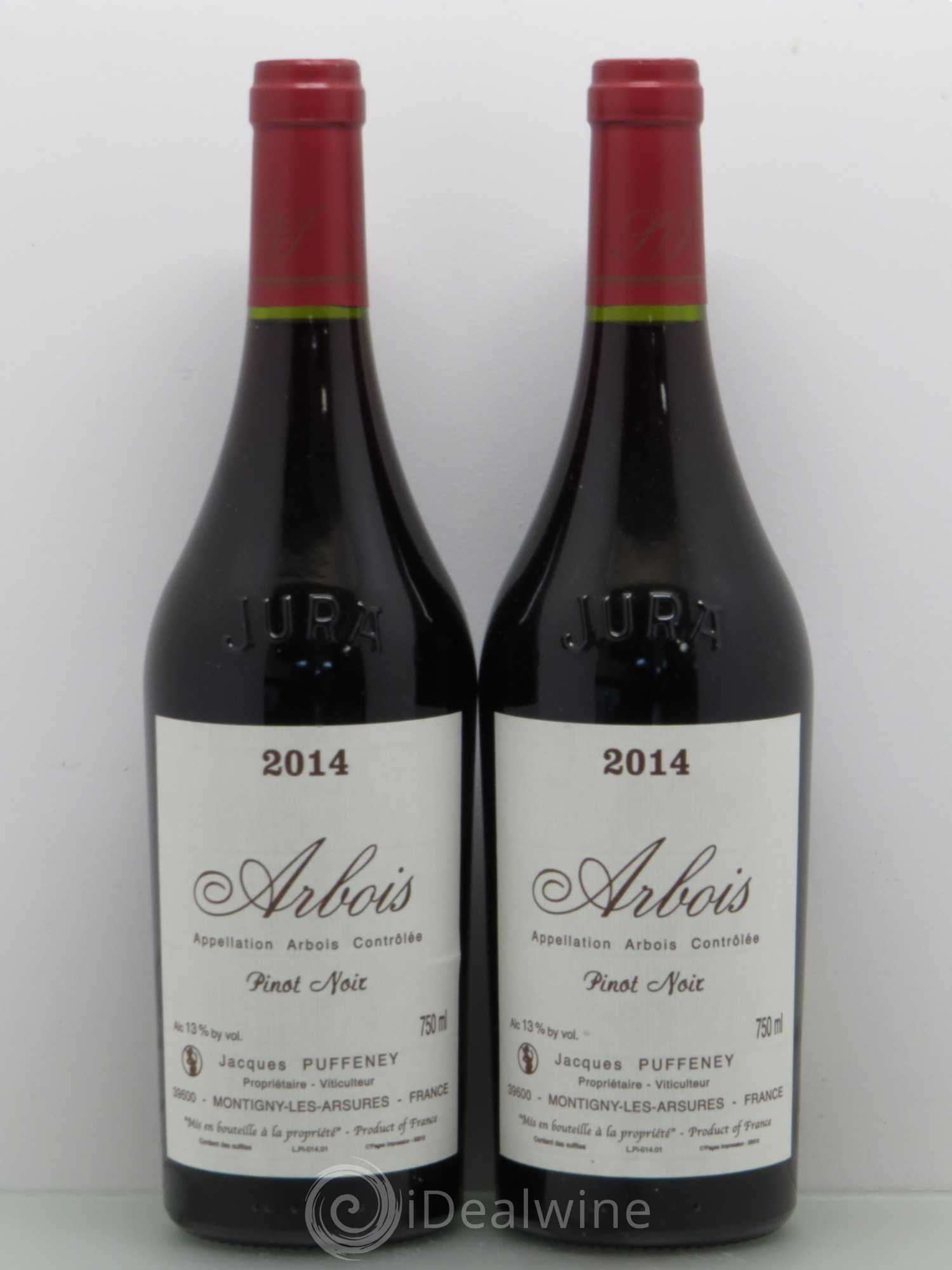 Arbois Pinot Noir Puffeney 2014 - Posten von 2 Flaschen - 0