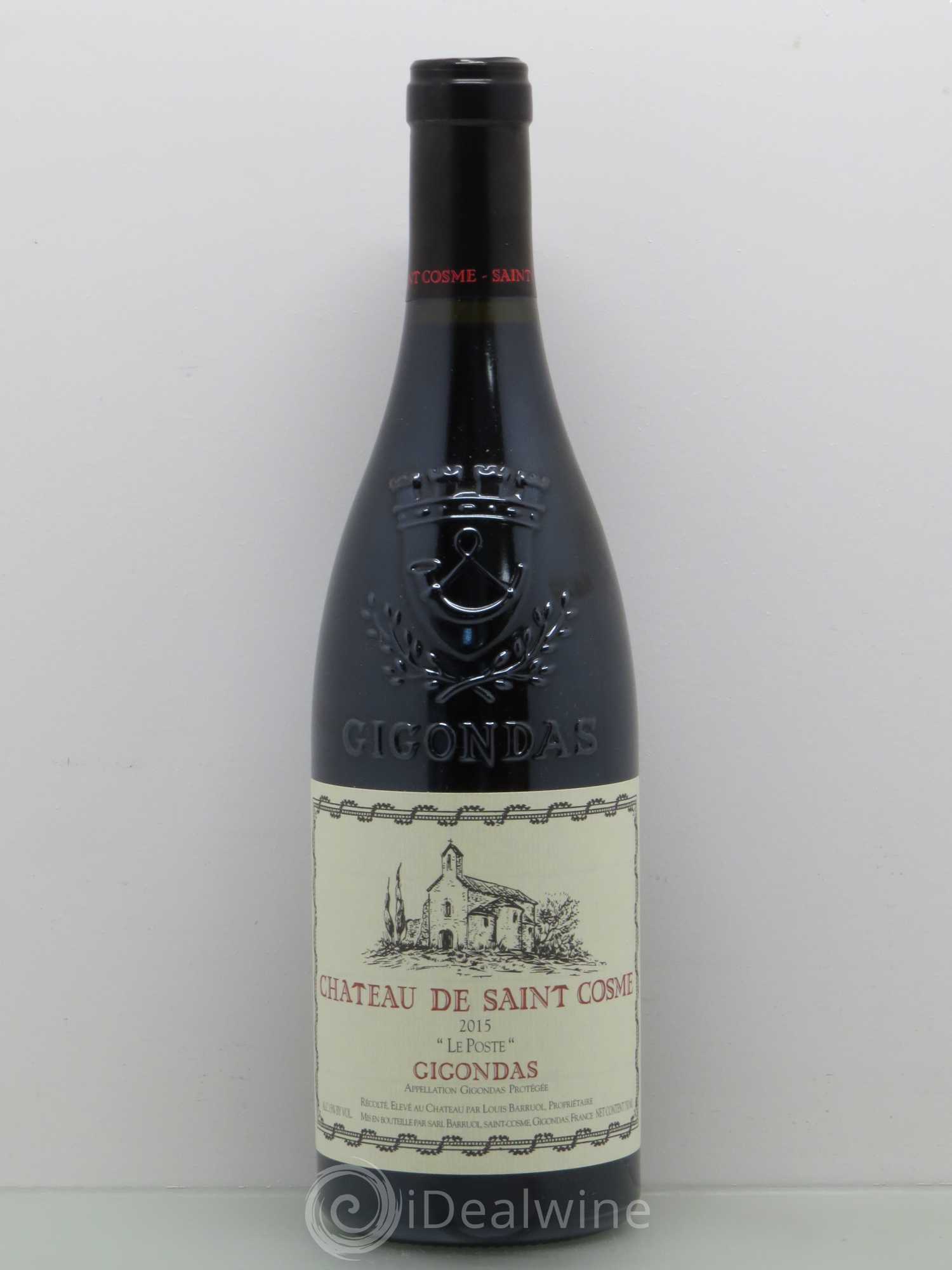 Gigondas Le Poste Saint Cosme 2015 - Lot de 1 bouteille - 0