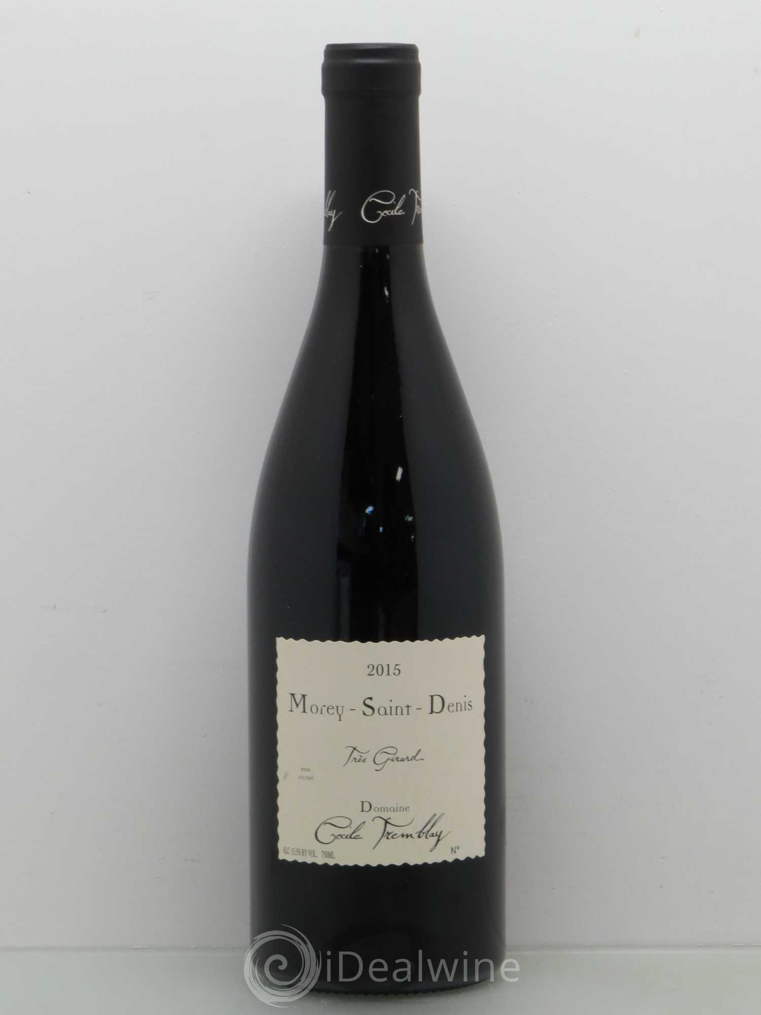 Morey-Saint-Denis Très Girard Cécile Tremblay 2015 - Lot de 1 bouteille - 0
